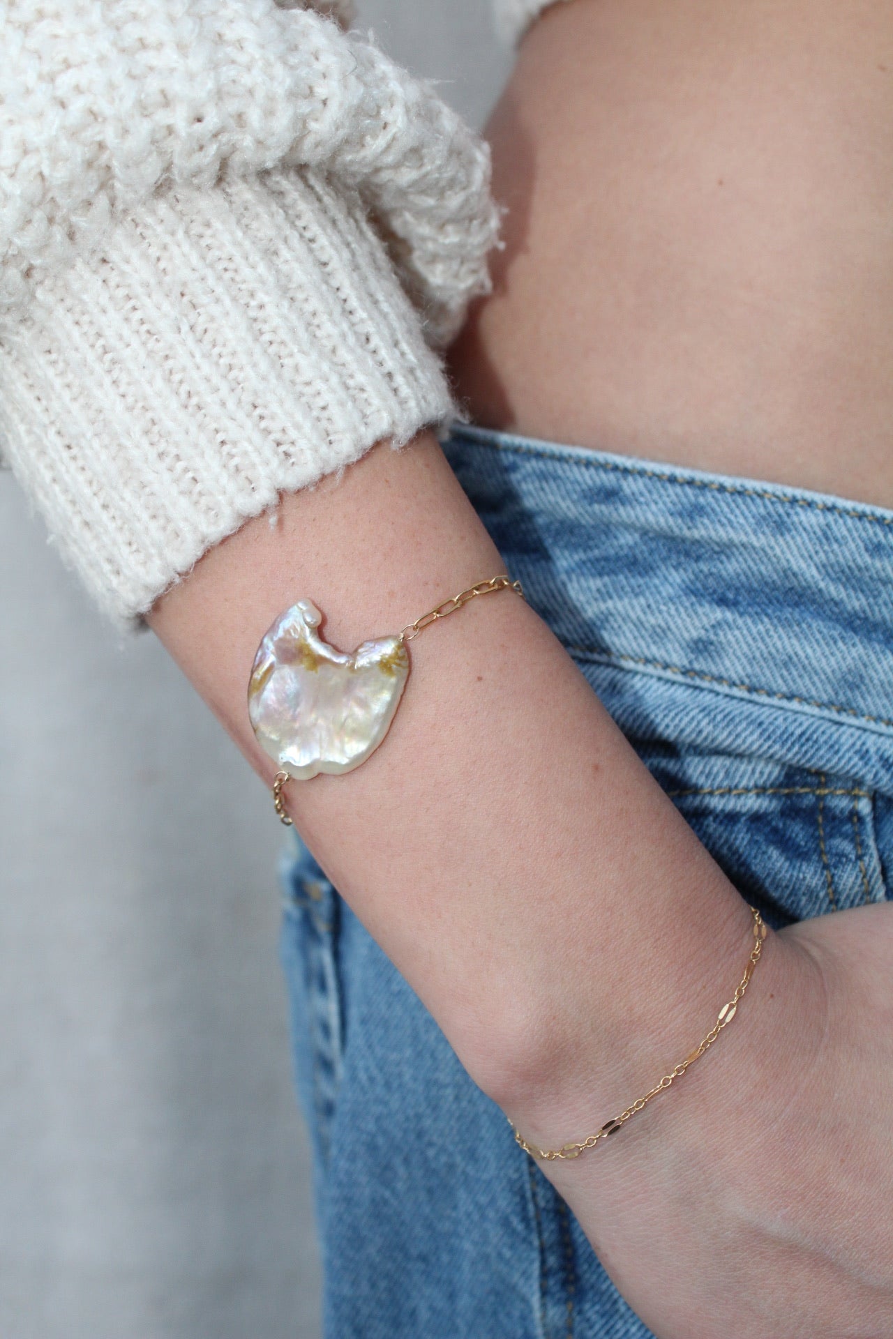 Pink Pearl Bracelet