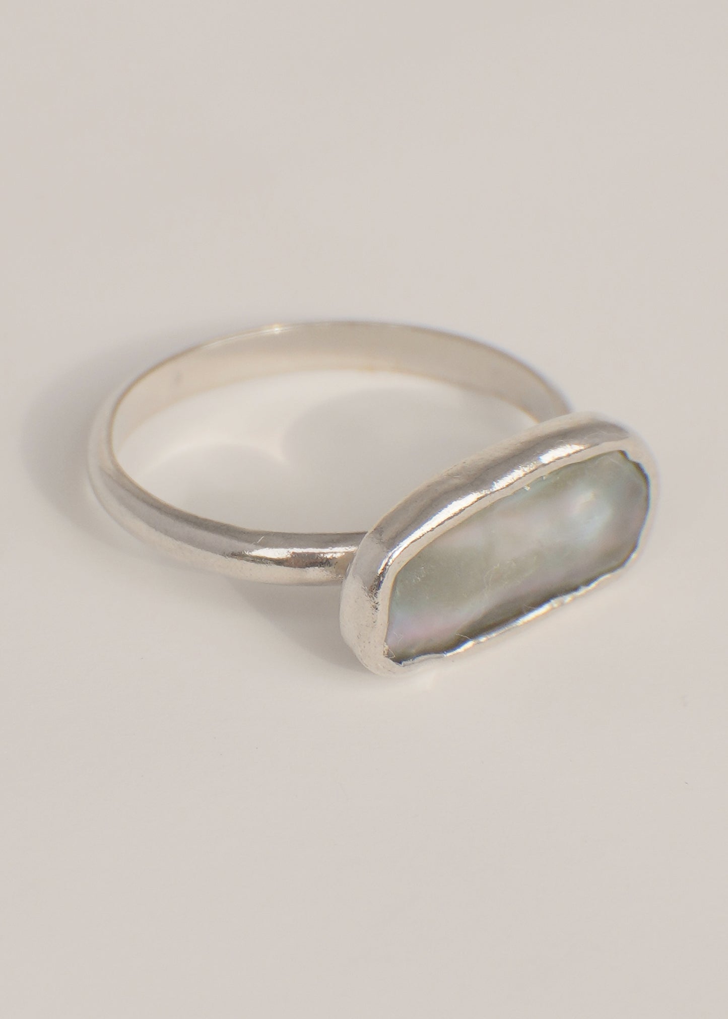 Abalone ring 8.5
