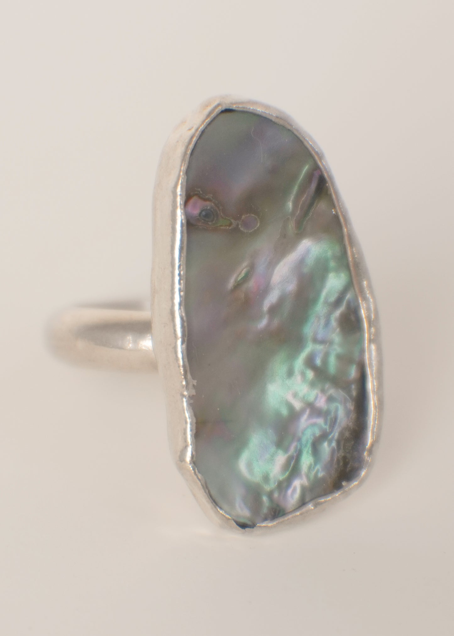 Abalone ring 7