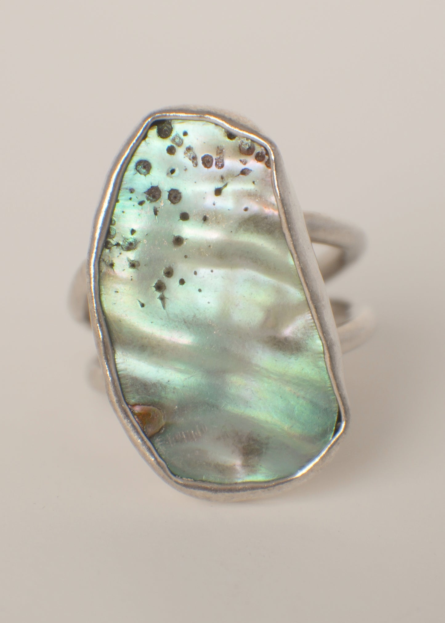 Abalone ring 6