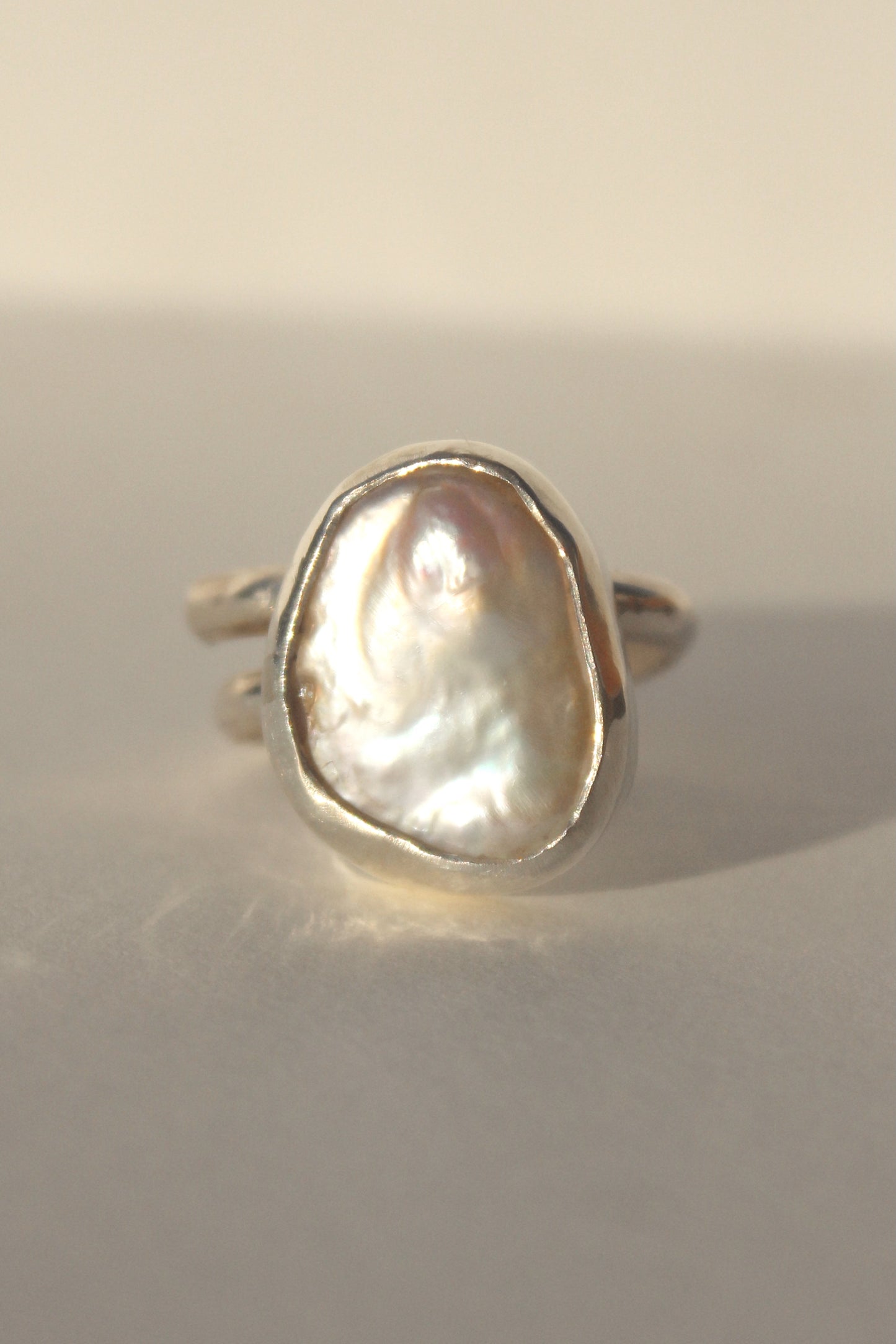 Pearl Ring - adjustable