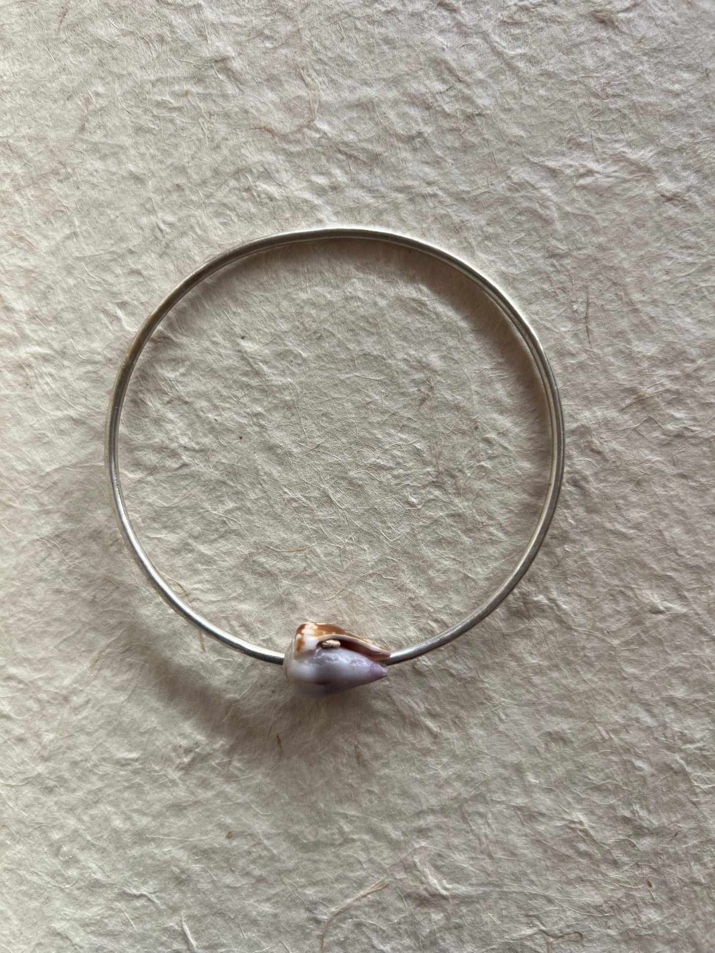 Cone shell bangle