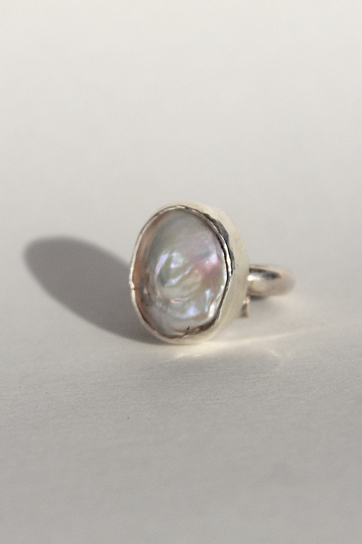 Pearl Ring - adjustable