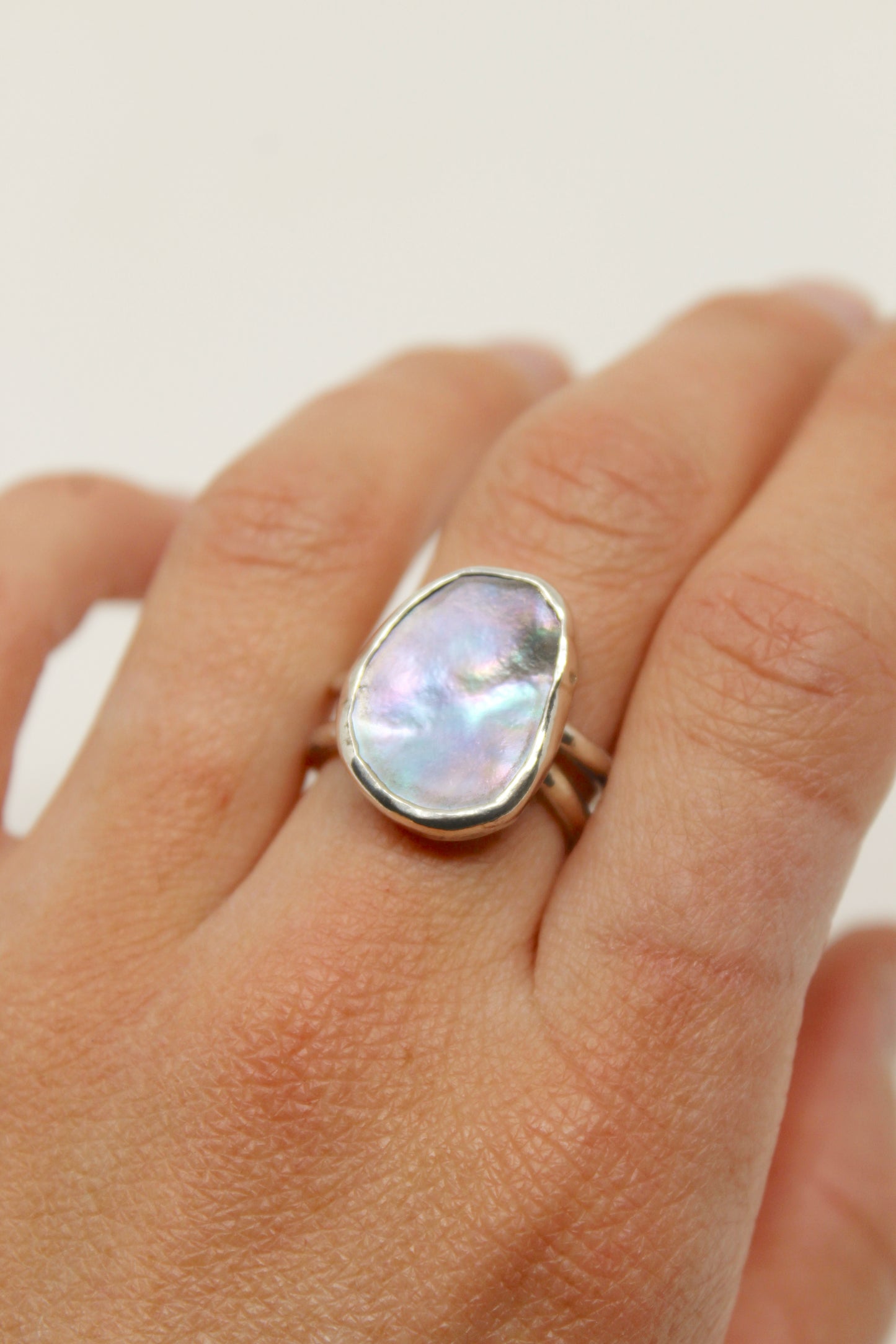 Abalone Ring - Size 6.75