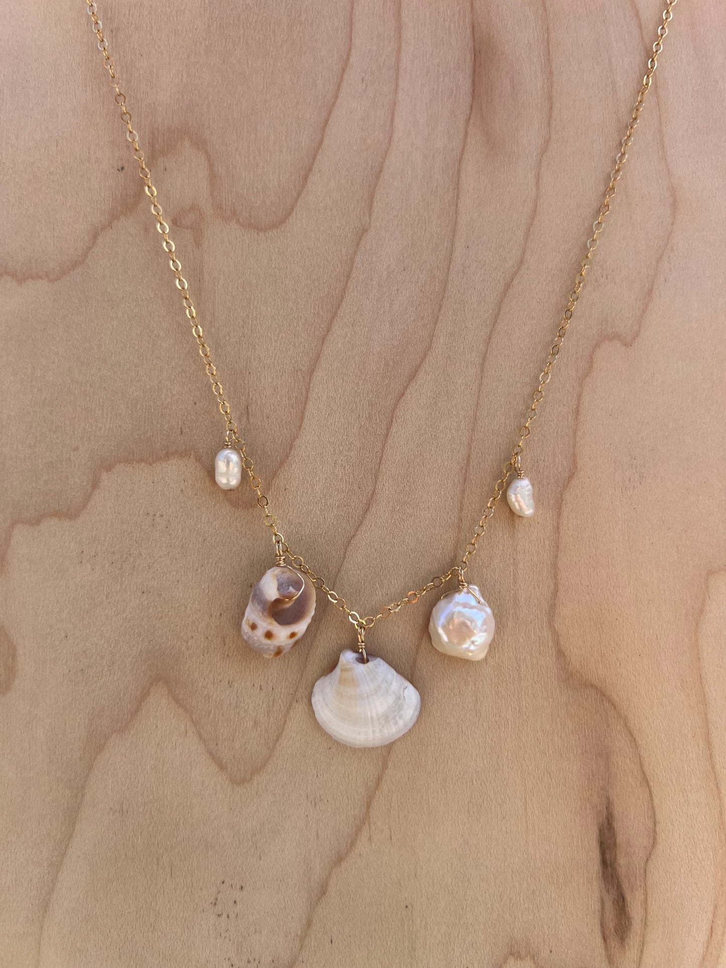 Spiral Charm Necklace