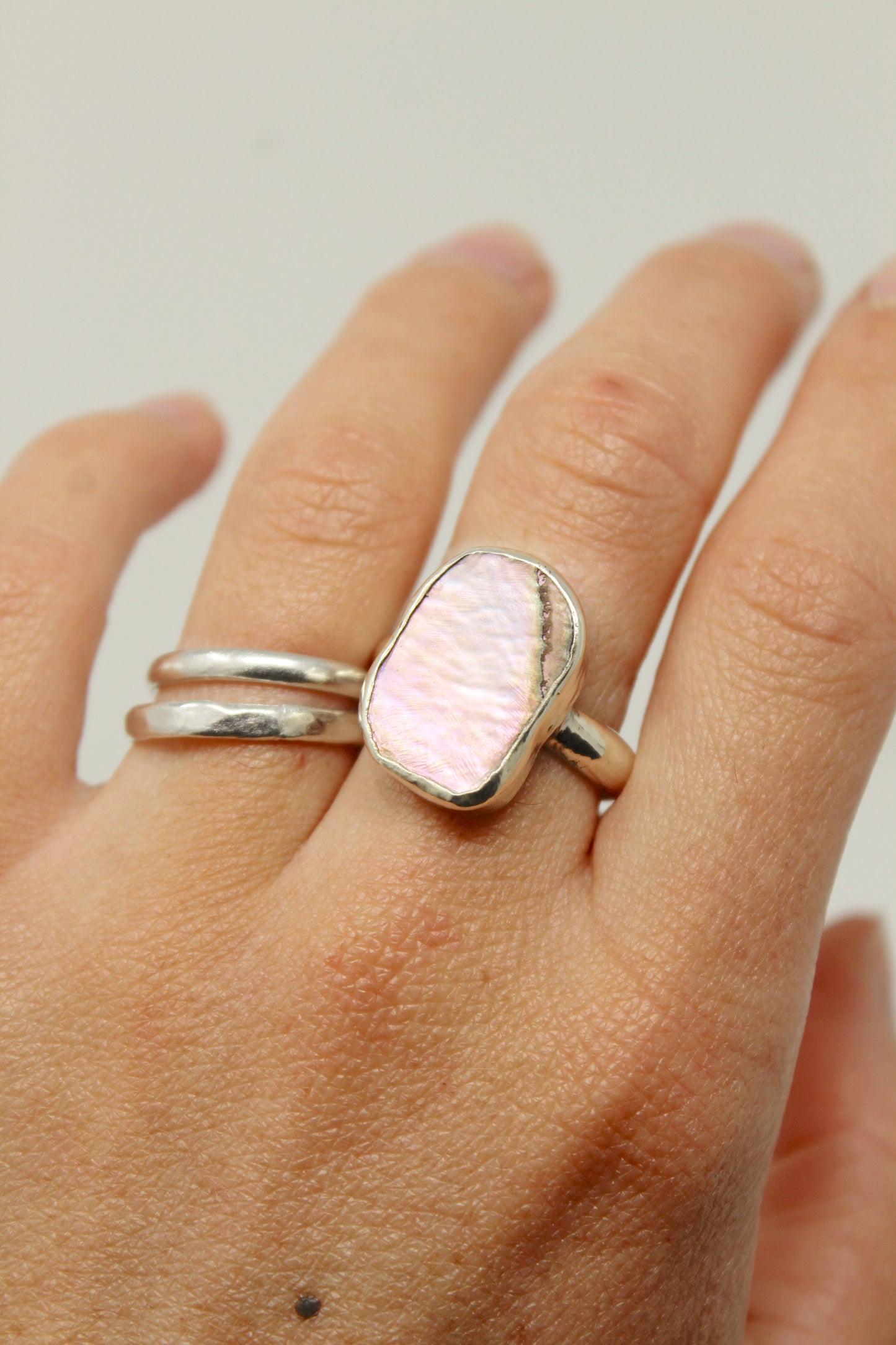 Abalone Ring - Size 8