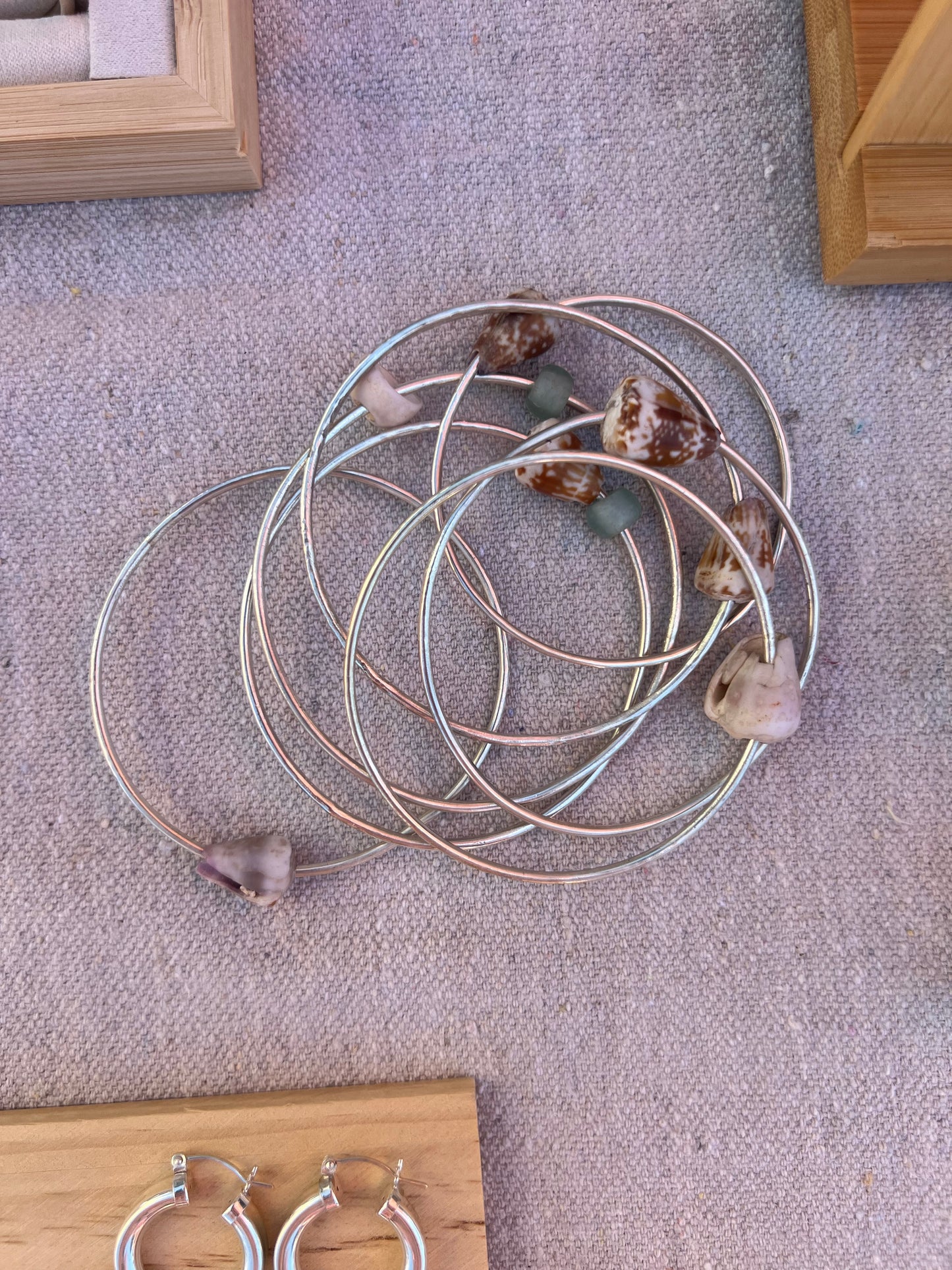 Cone shell bangle