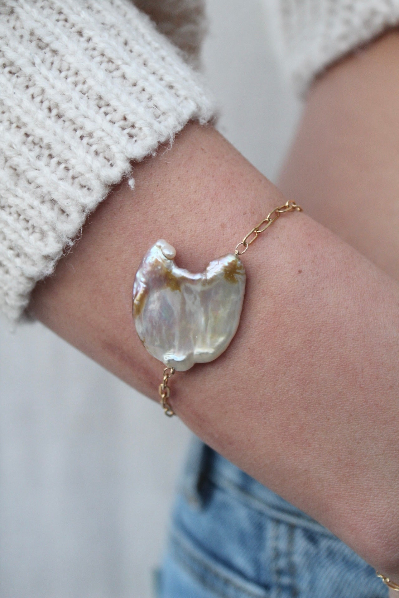 Pink Pearl Bracelet