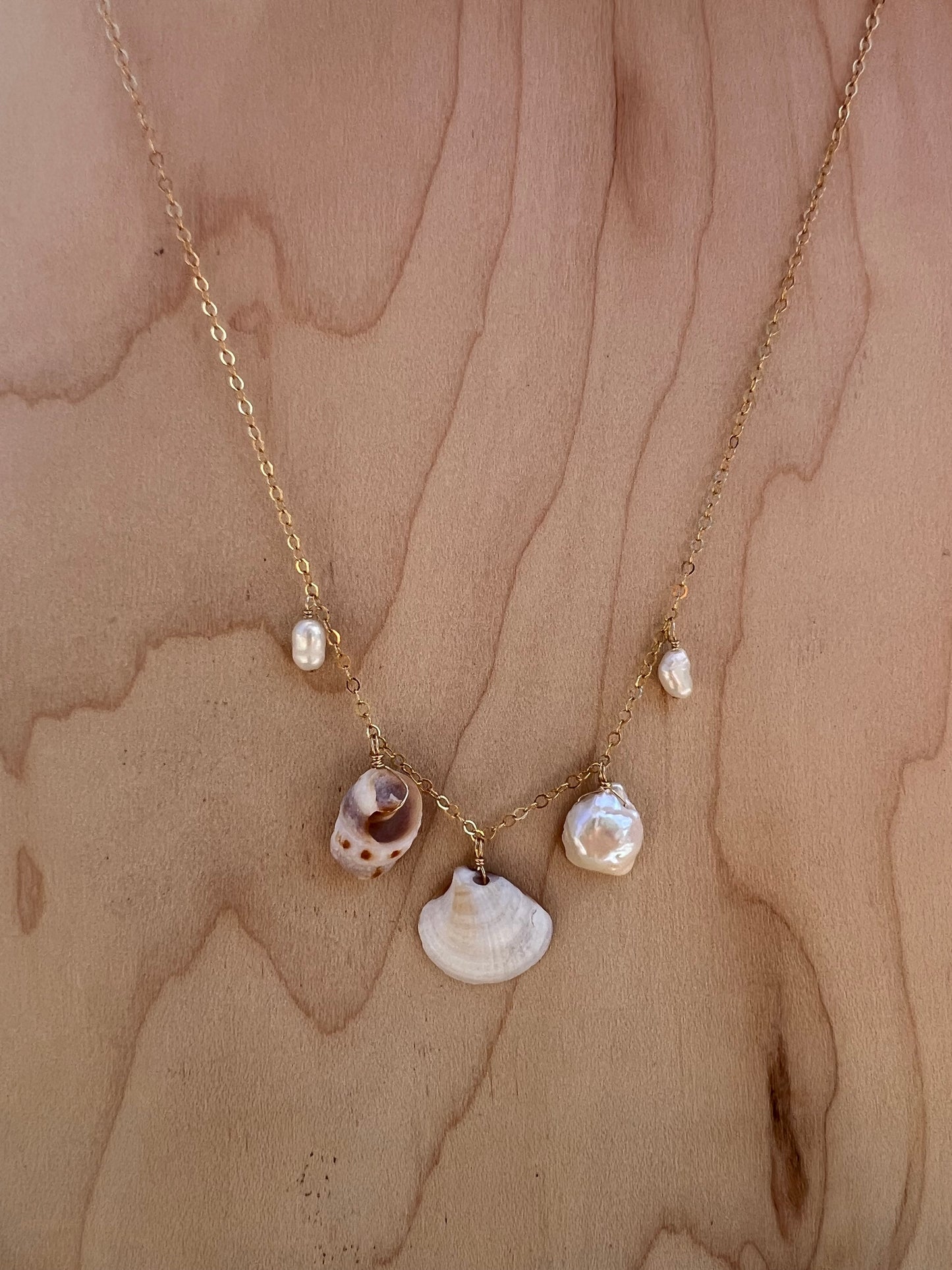 Spiral Charm Necklace