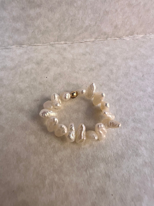 Baroque Pearl Ring
