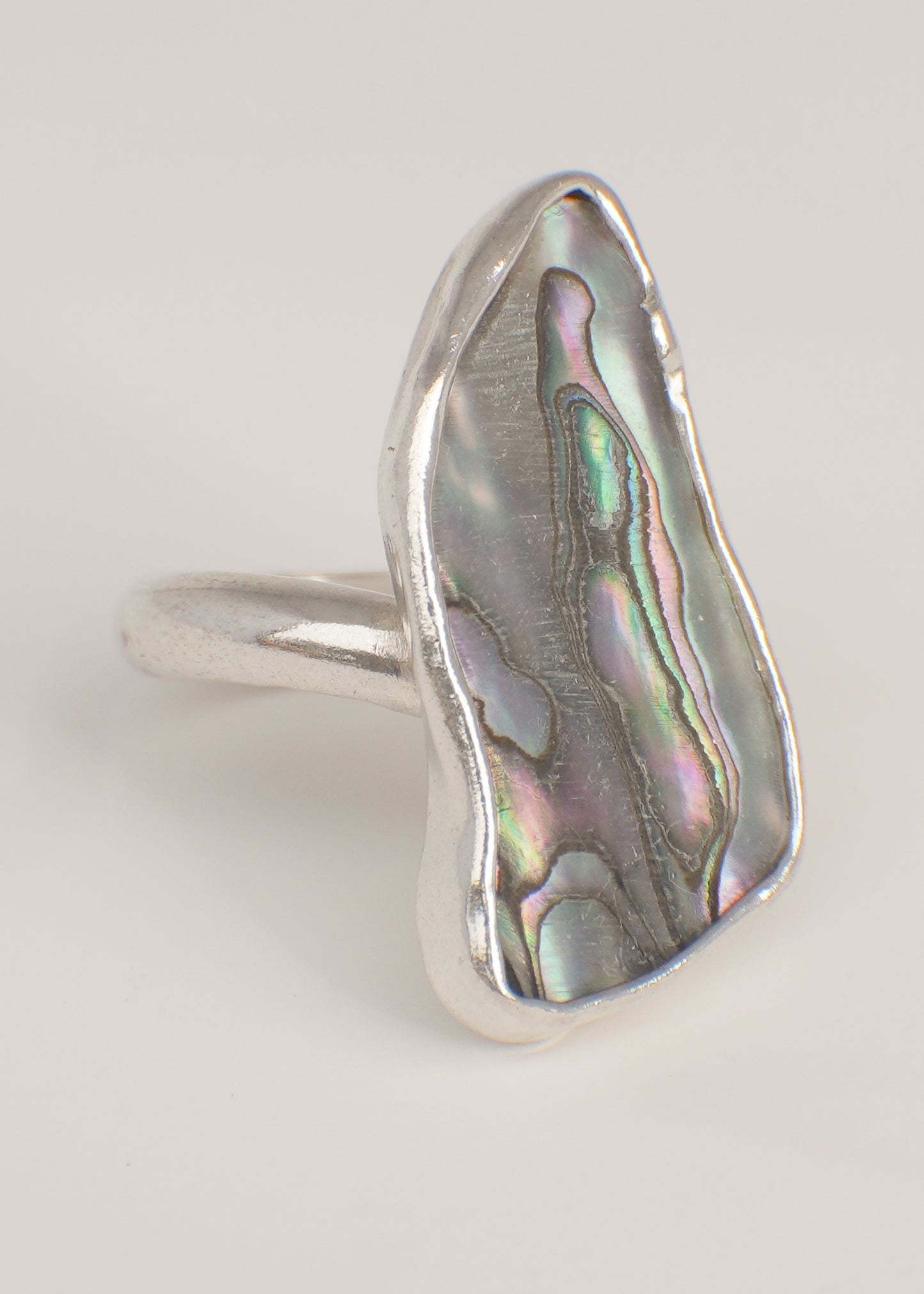 Abalone ring 8.5