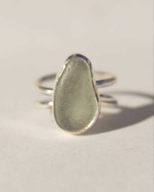 Sea Glass Ring - 8