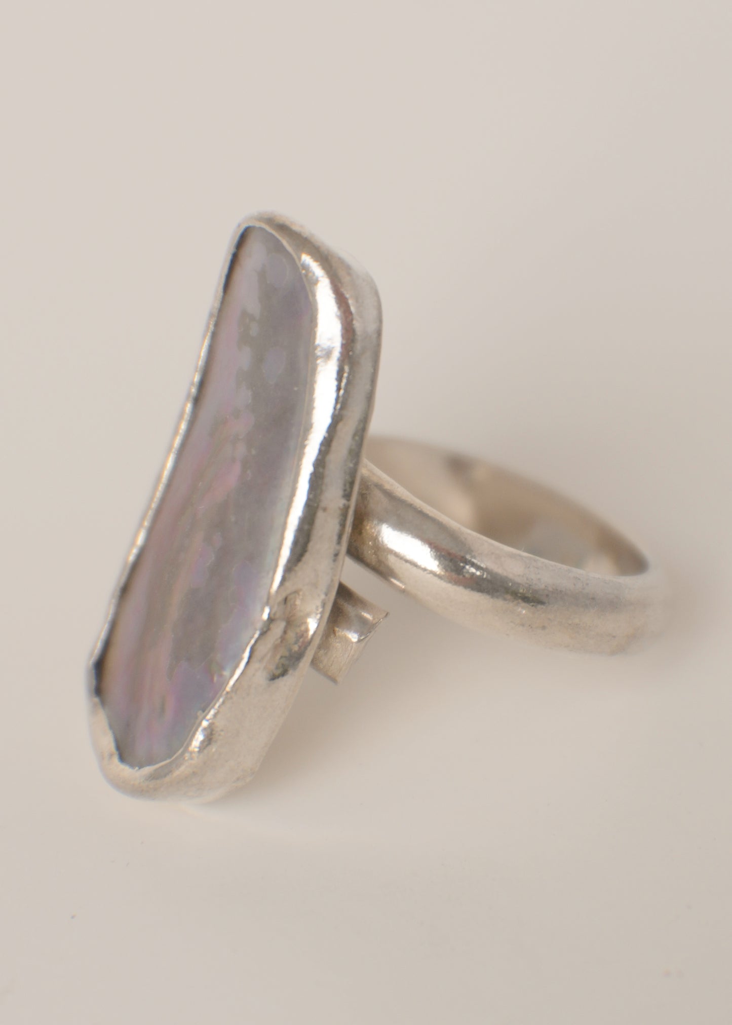 Abalone ring 7.75