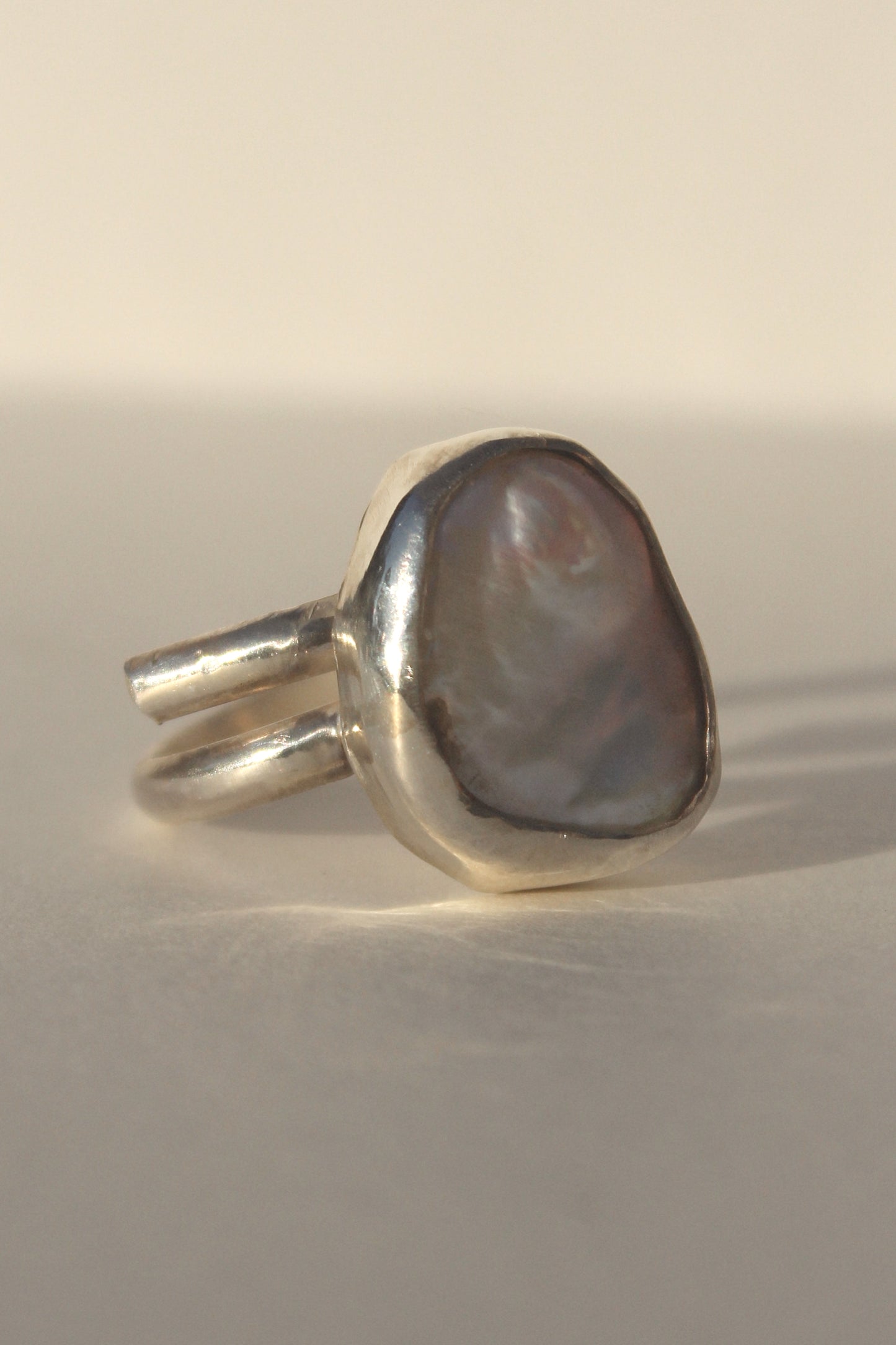 Pearl Ring - adjustable