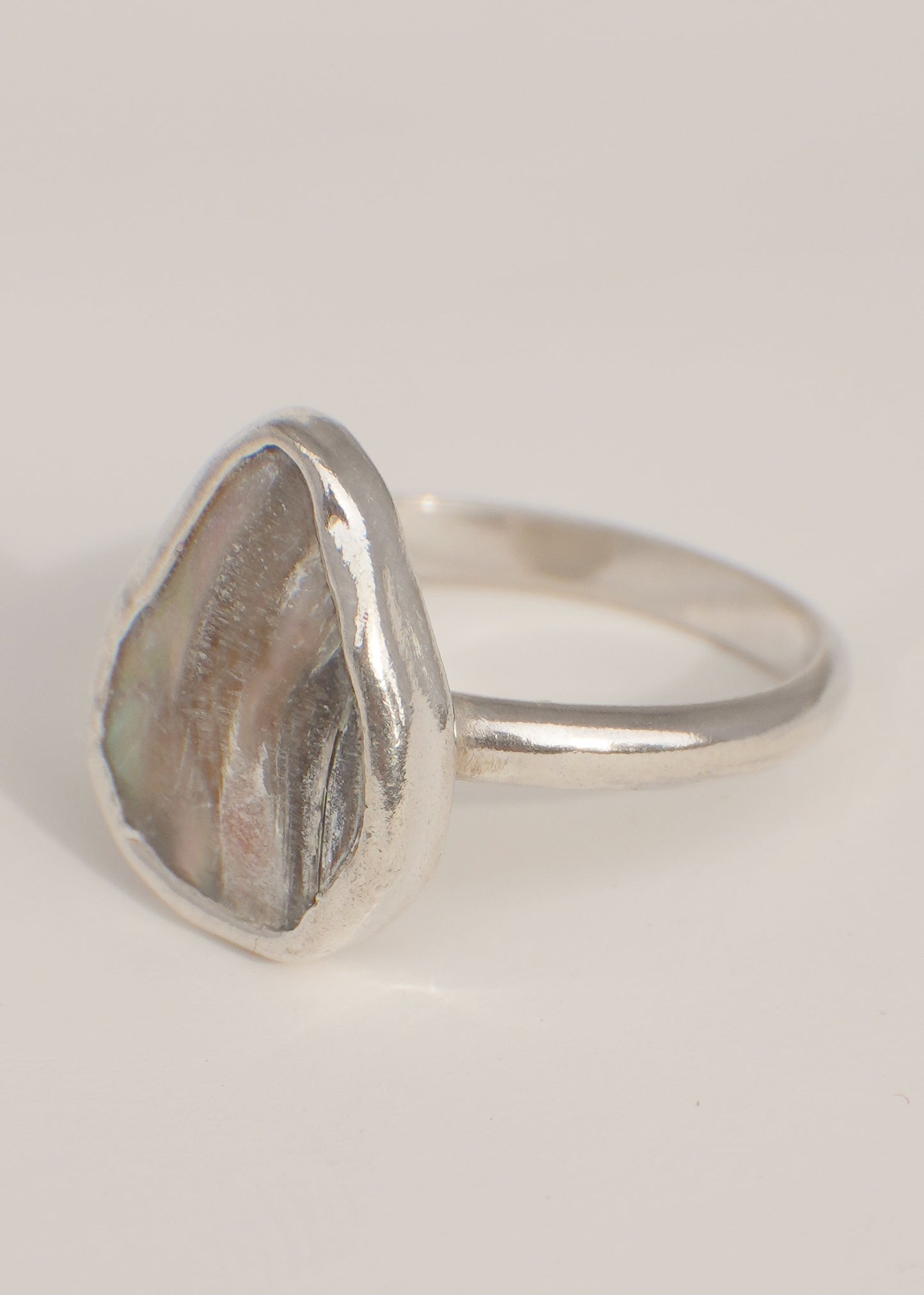 Abalone ring 6.5