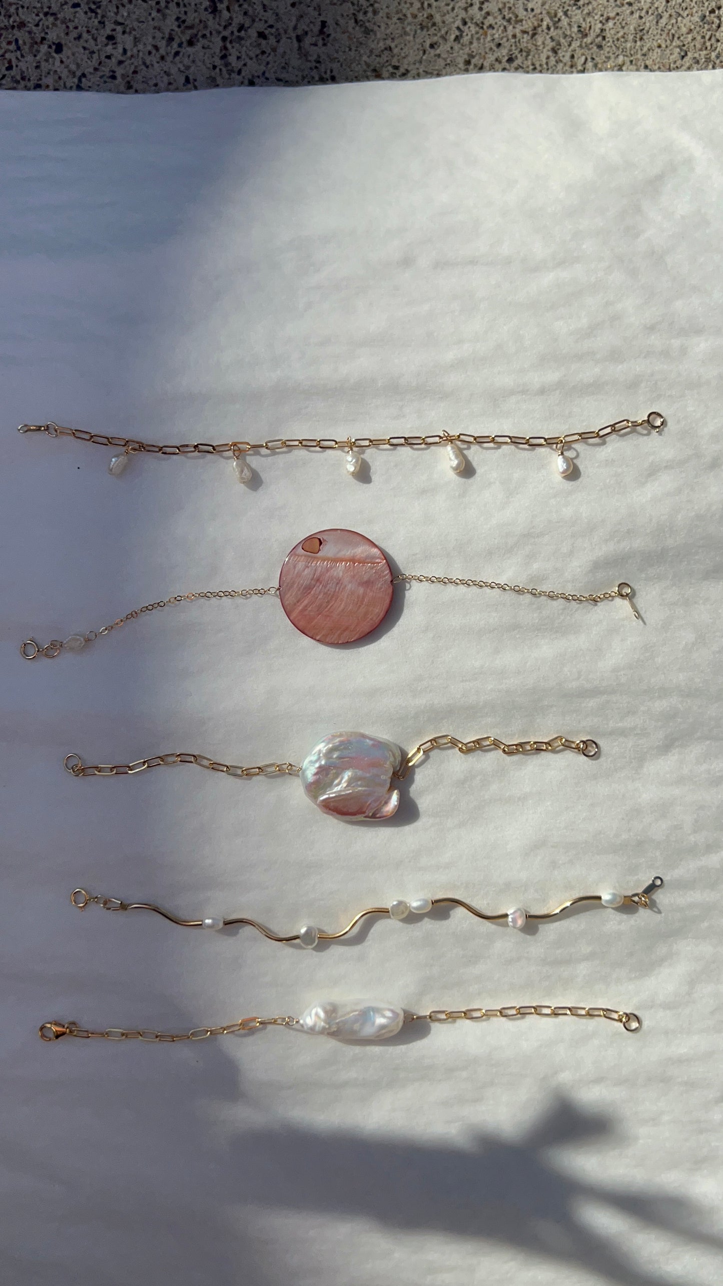 Pink Pearl Bracelet