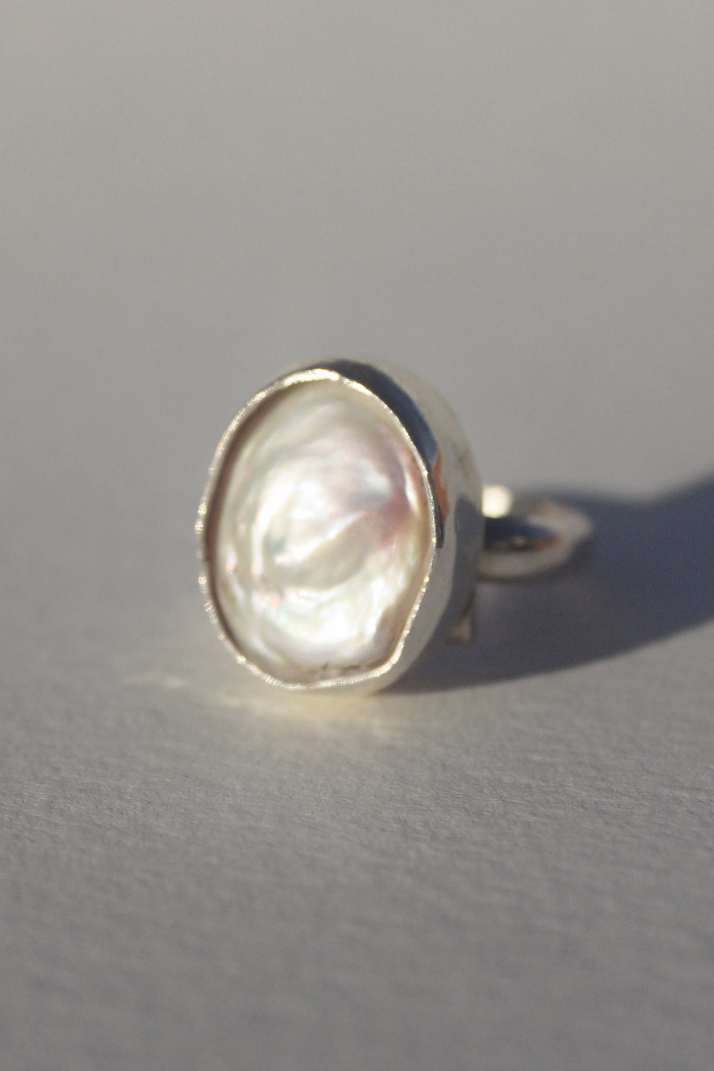 Pearl Ring - adjustable