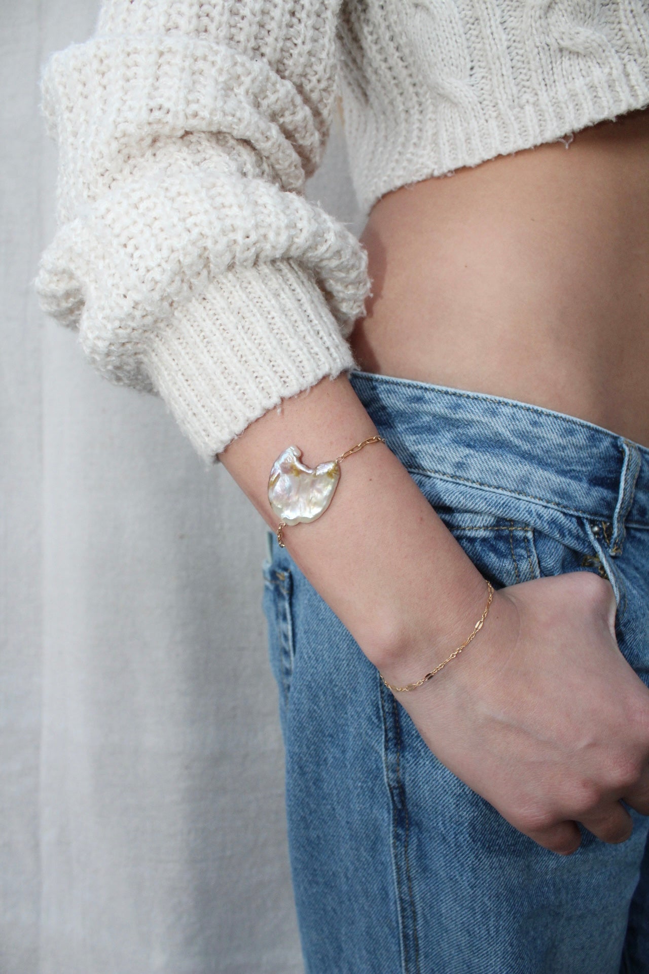 Pink Pearl Bracelet