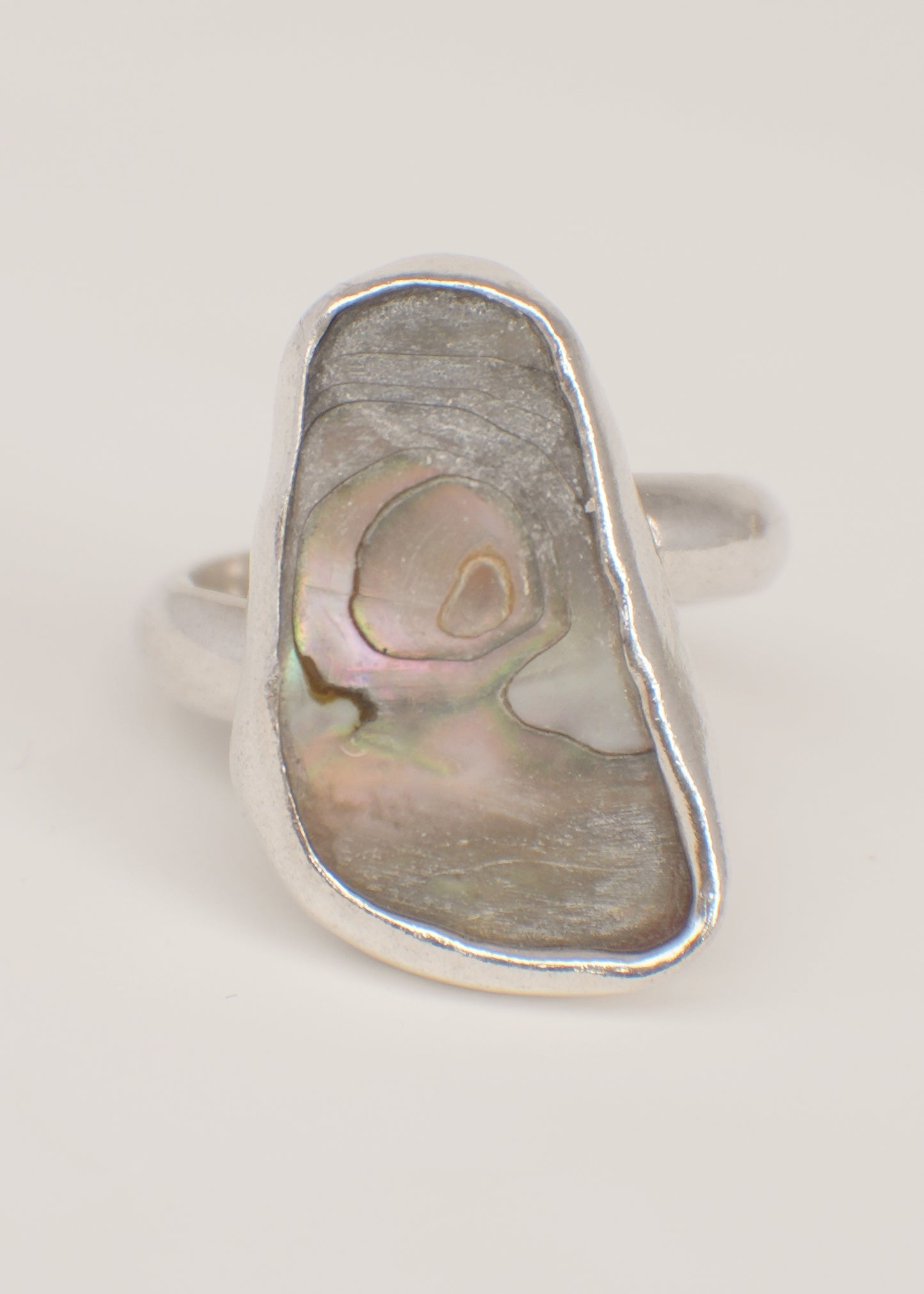 Abalone ring 7.5