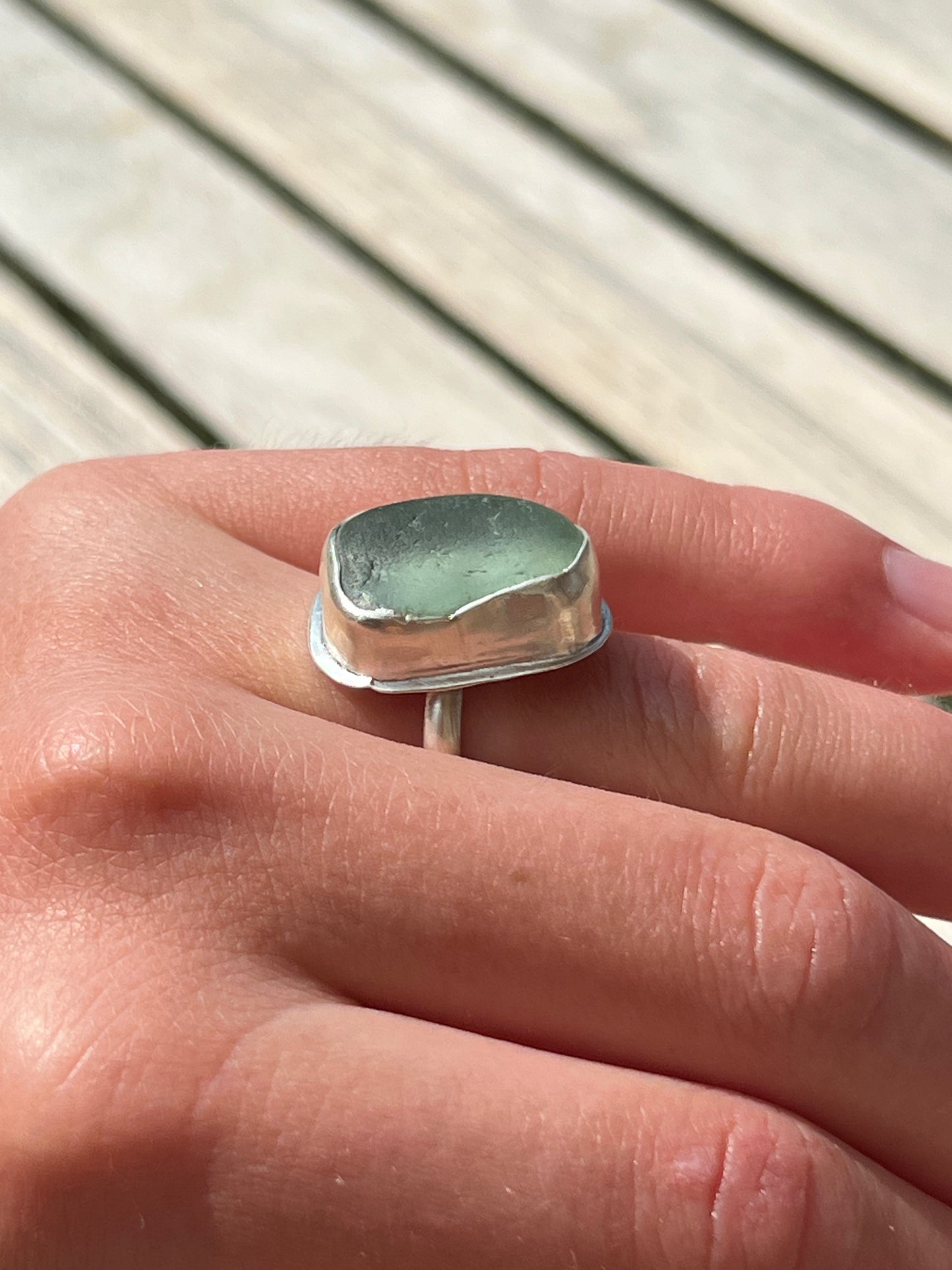 Sea Glass Ring 8