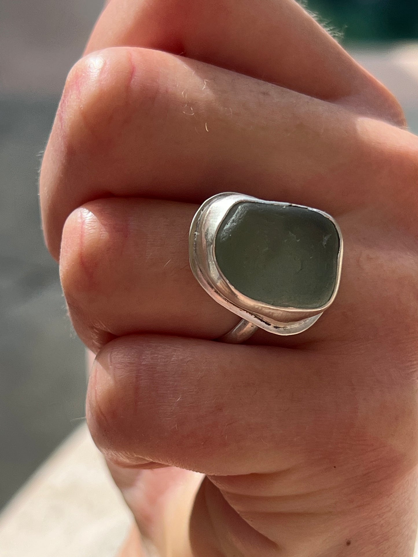 Sea Glass Ring 8