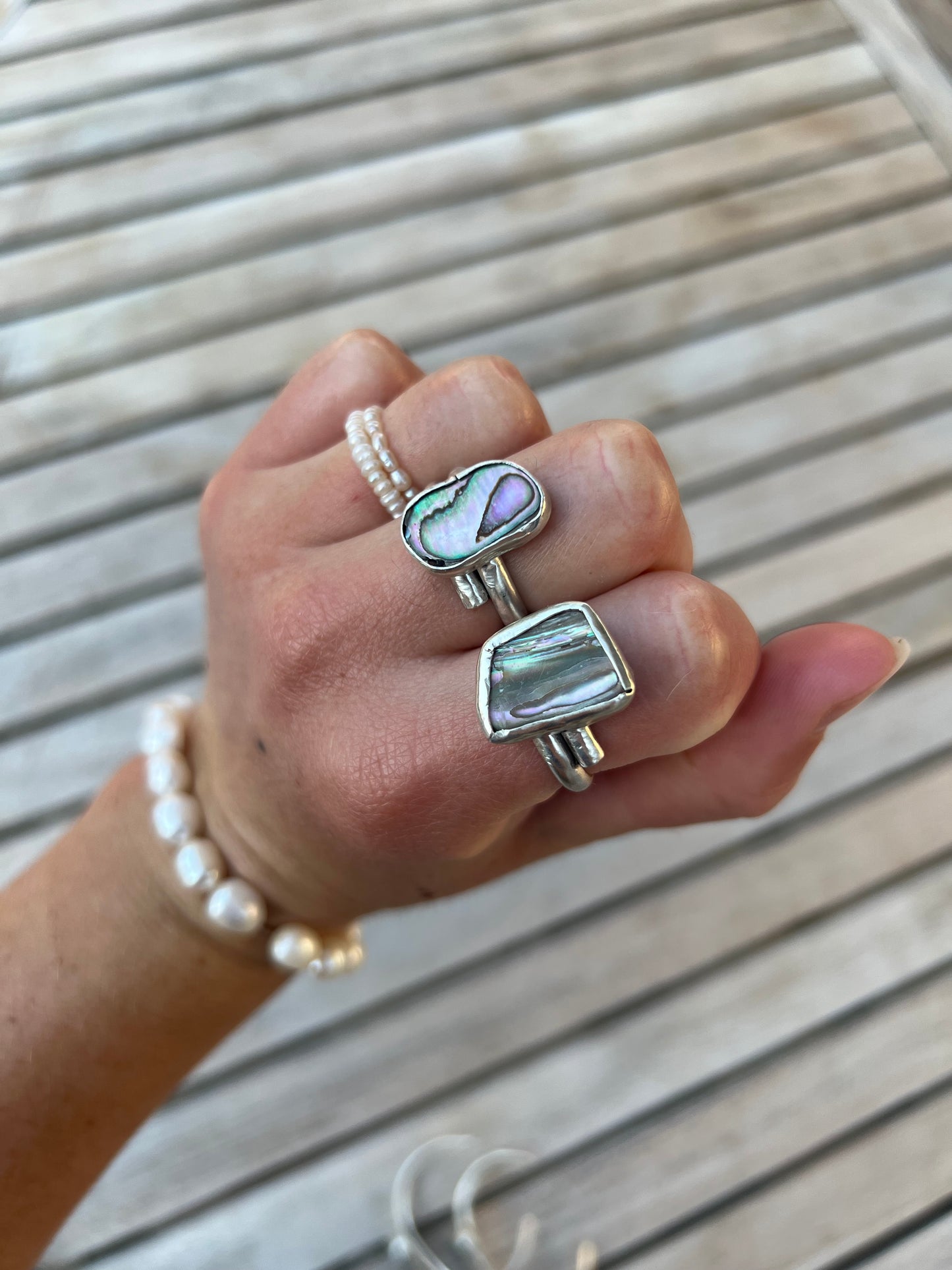 Abalone Ring Size 6-9