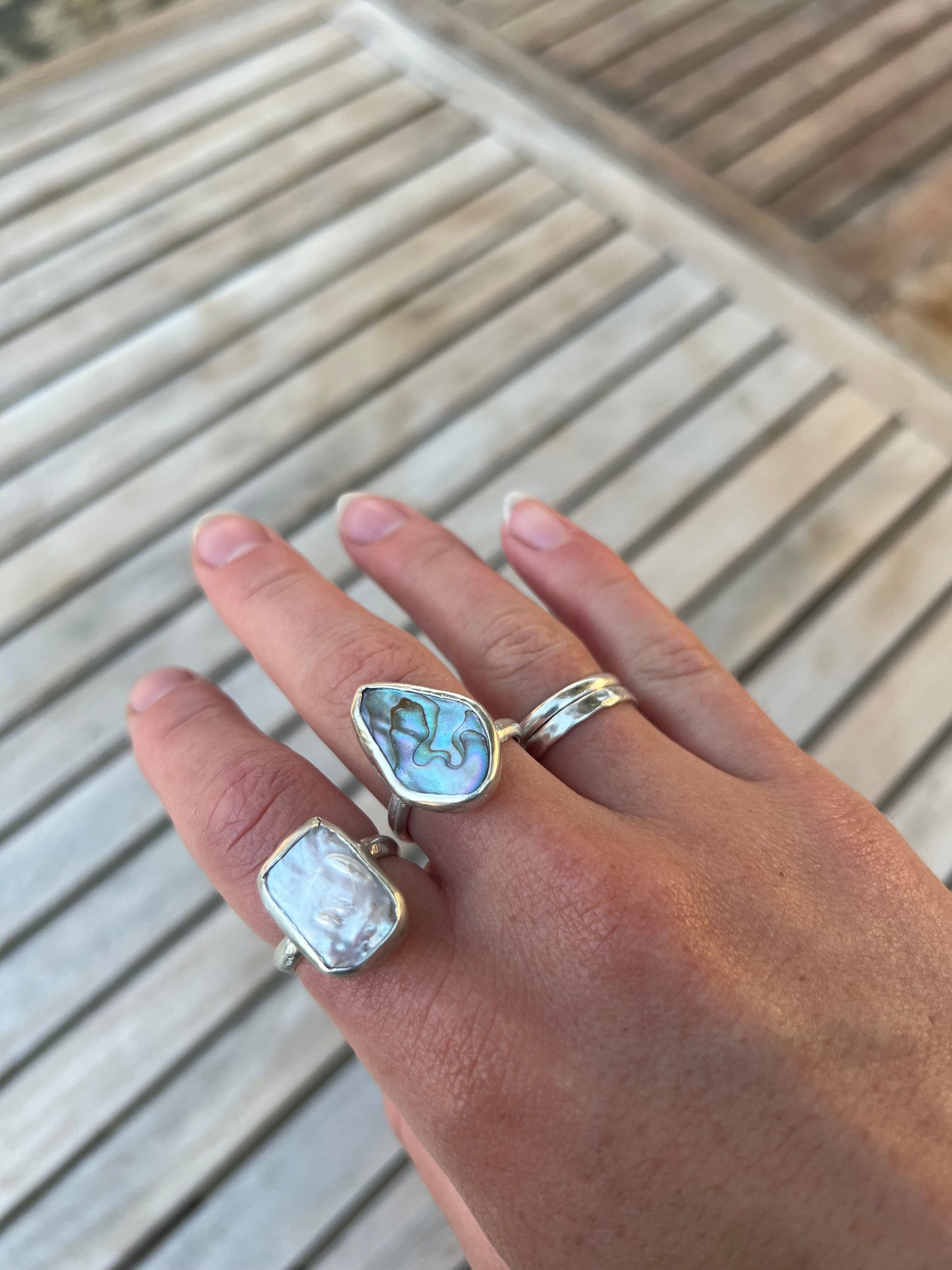 Abalone Ring Size 6-9