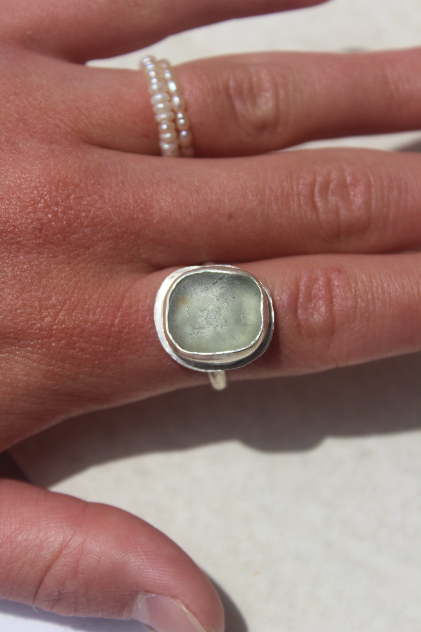 Sea Glass Ring 3