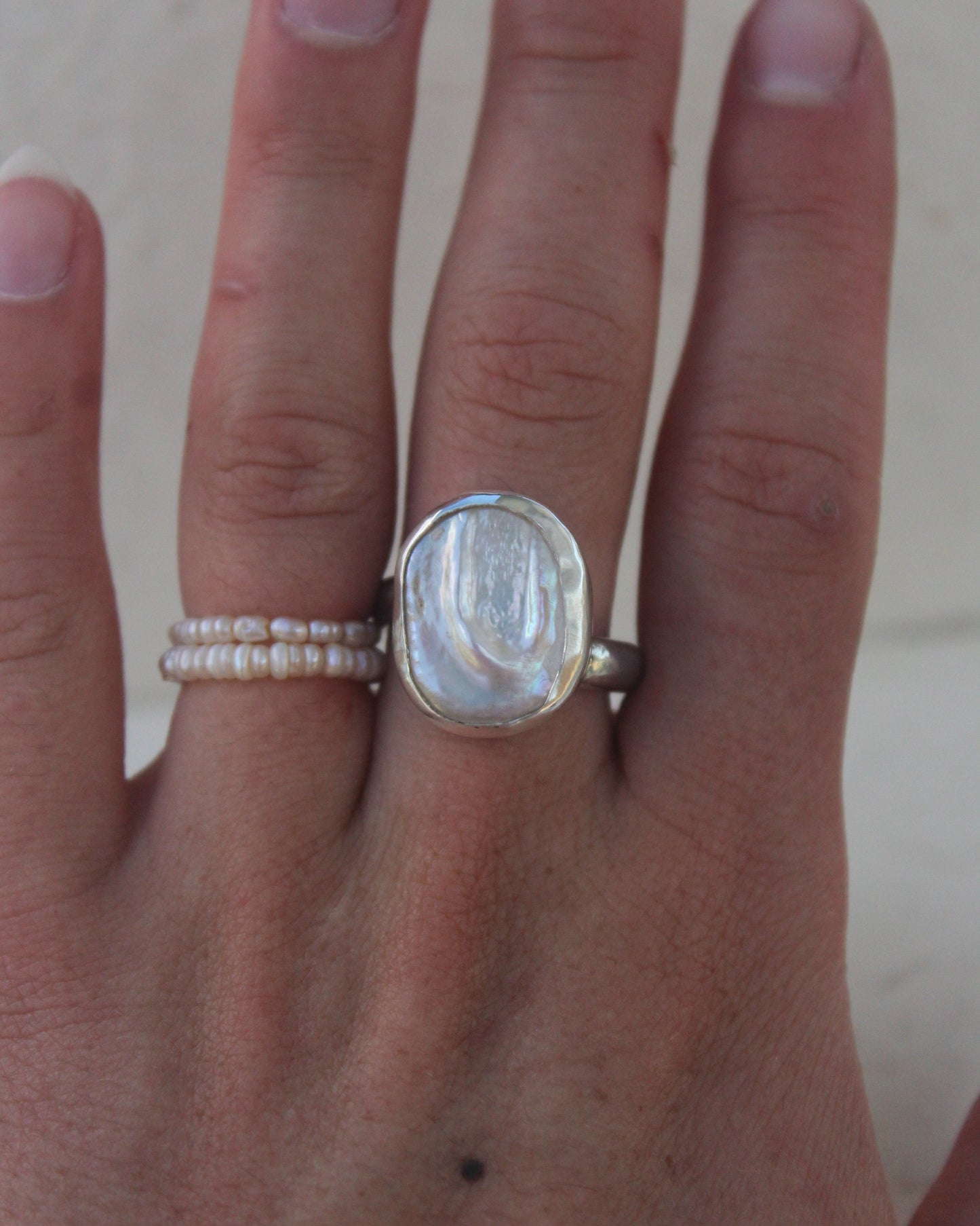 Pearl Ring - size 9