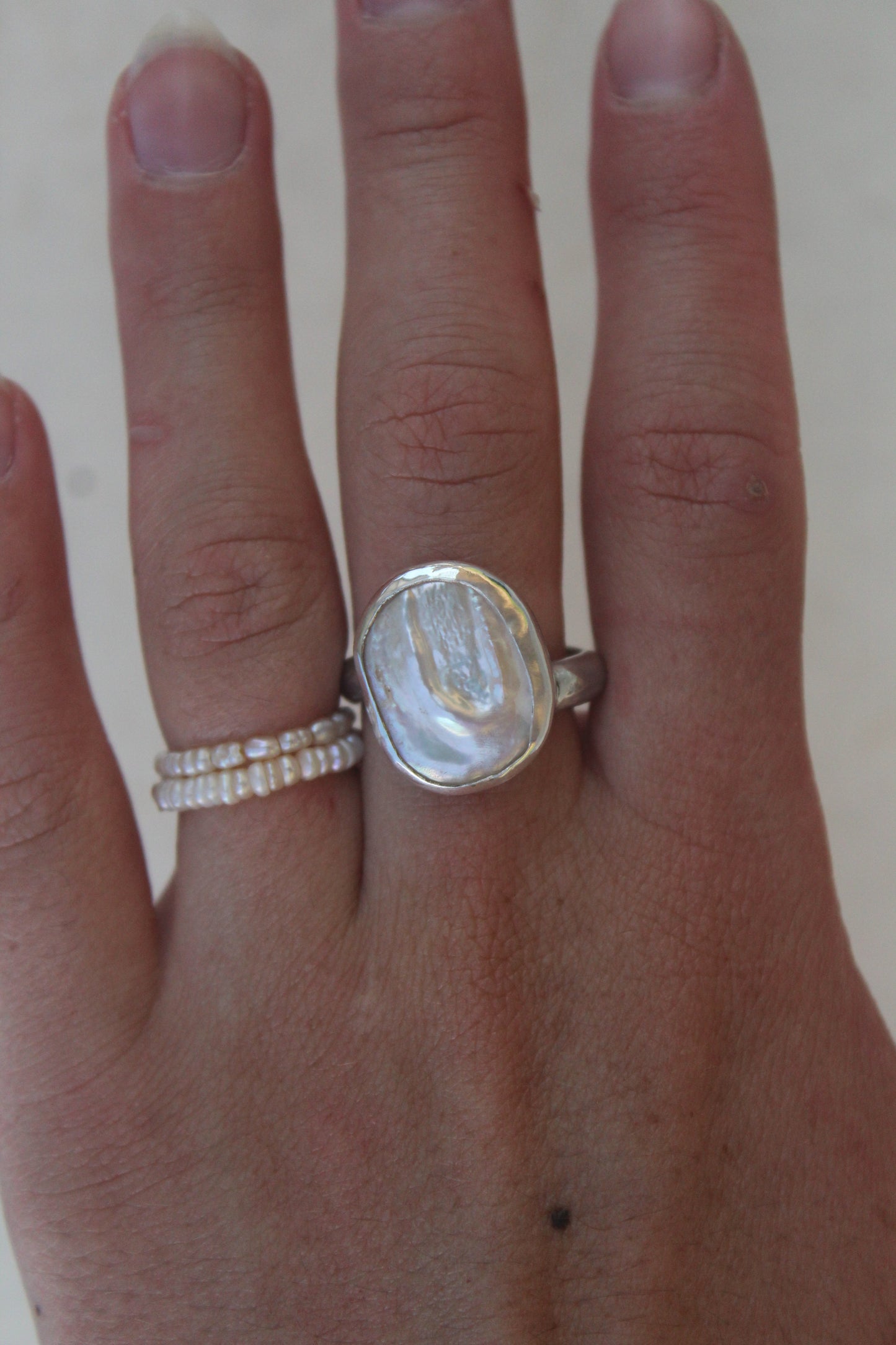 Pearl Ring - size 9