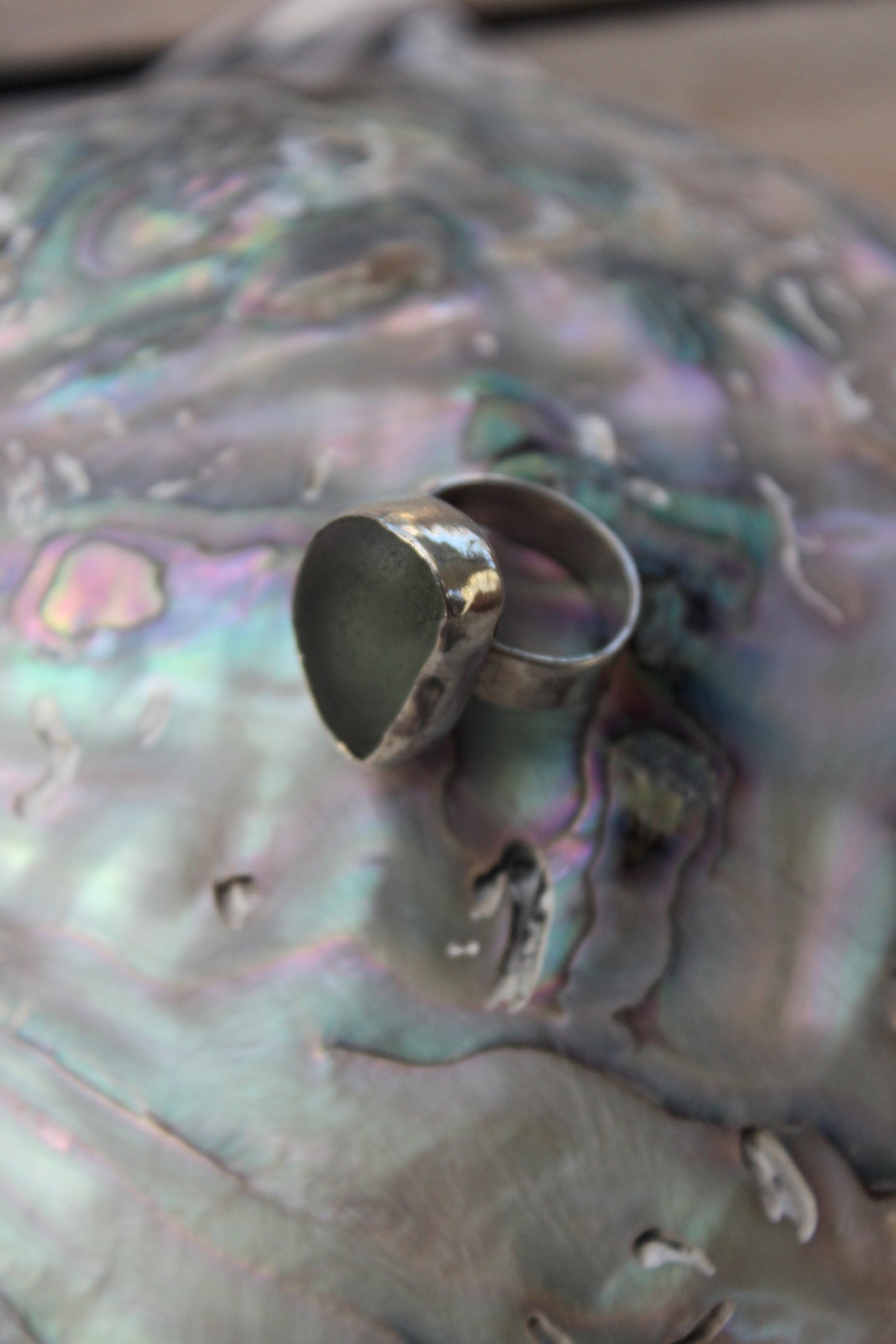 Sea glass Ring - Size 6