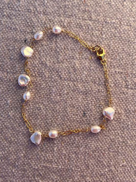 Baroque Pearl Bracelet