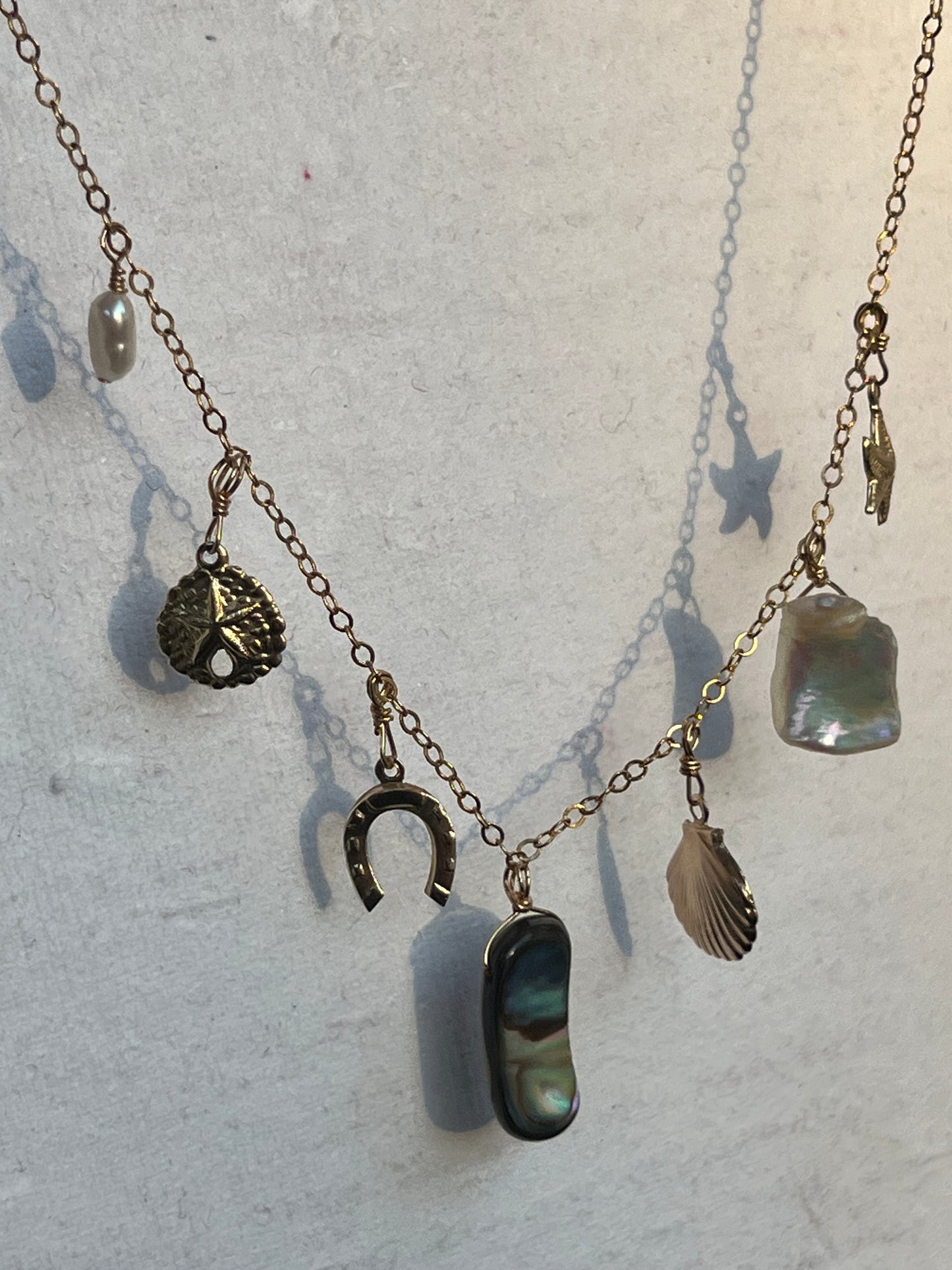 Abalone Charm Necklace