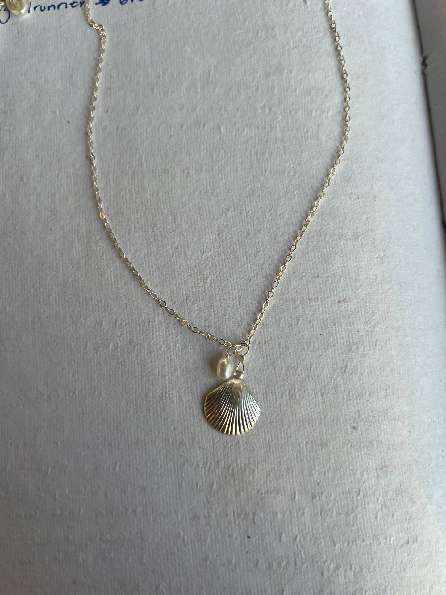 Silver Shell Necklace