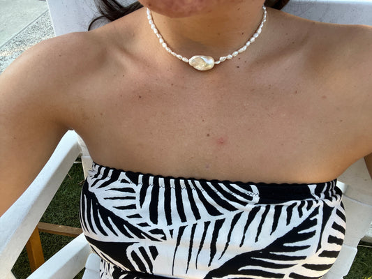 Chunky Pearl Necklace