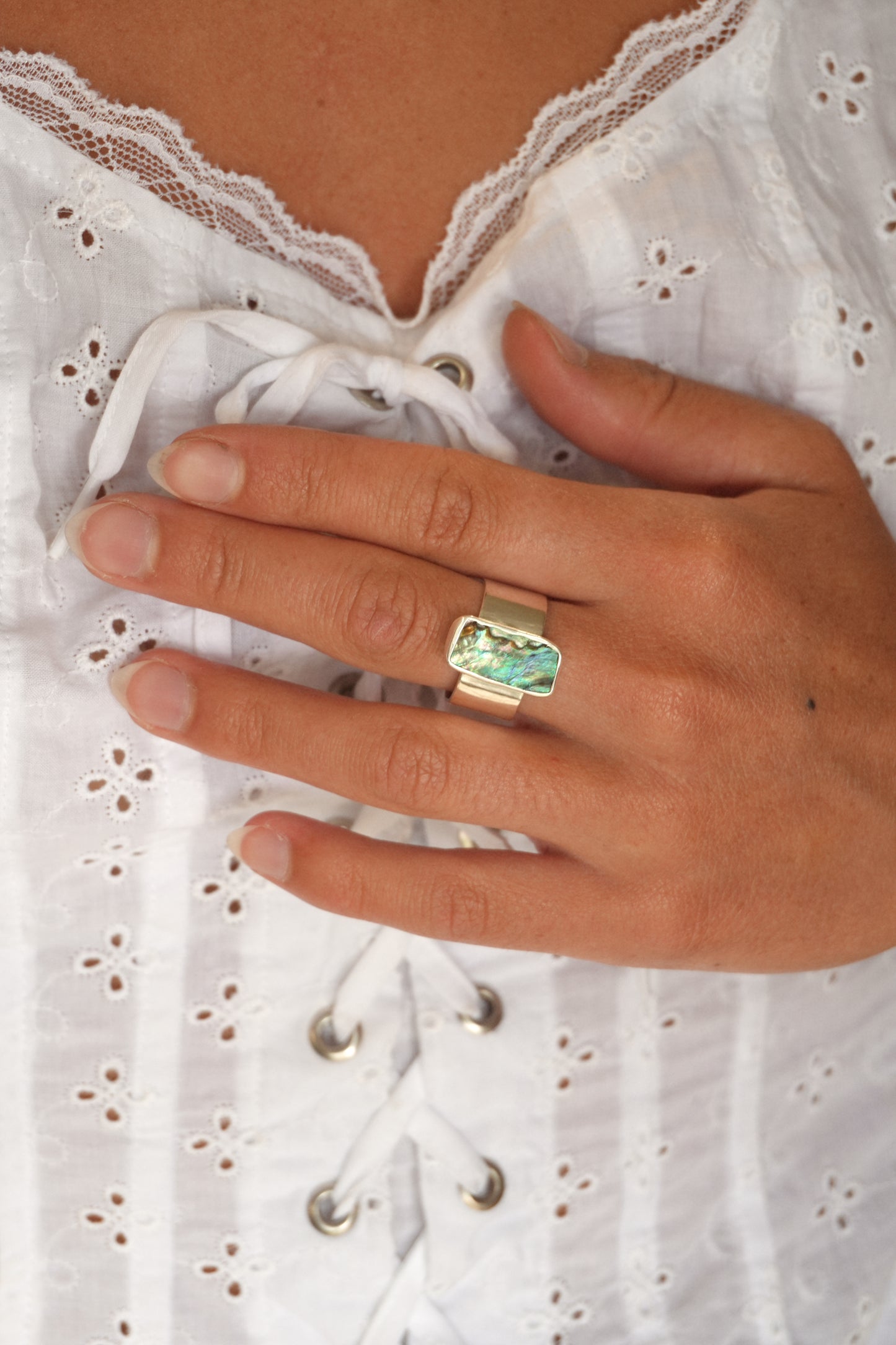 Abalone Ring 8