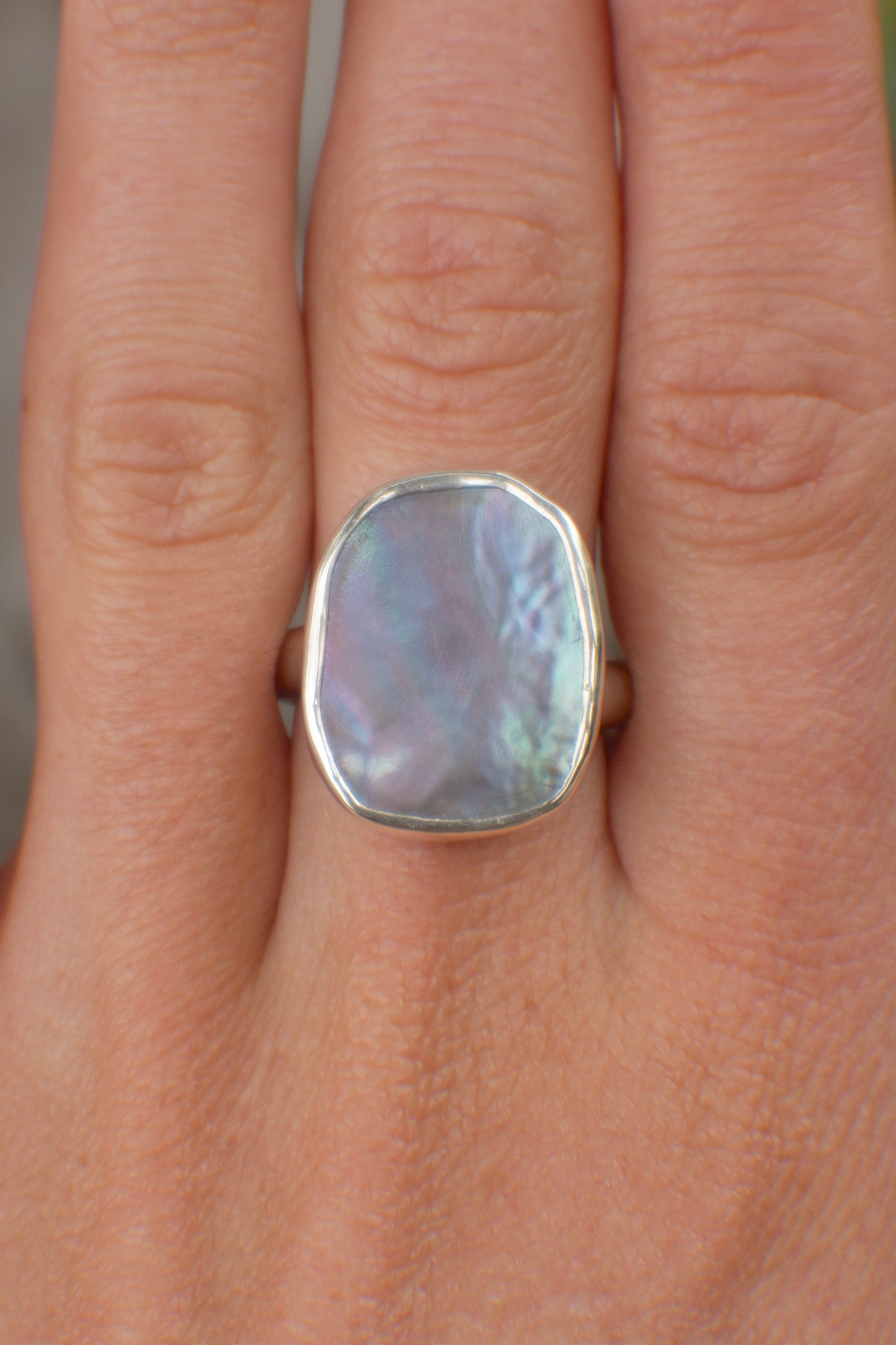 Abalone Ring 8.5