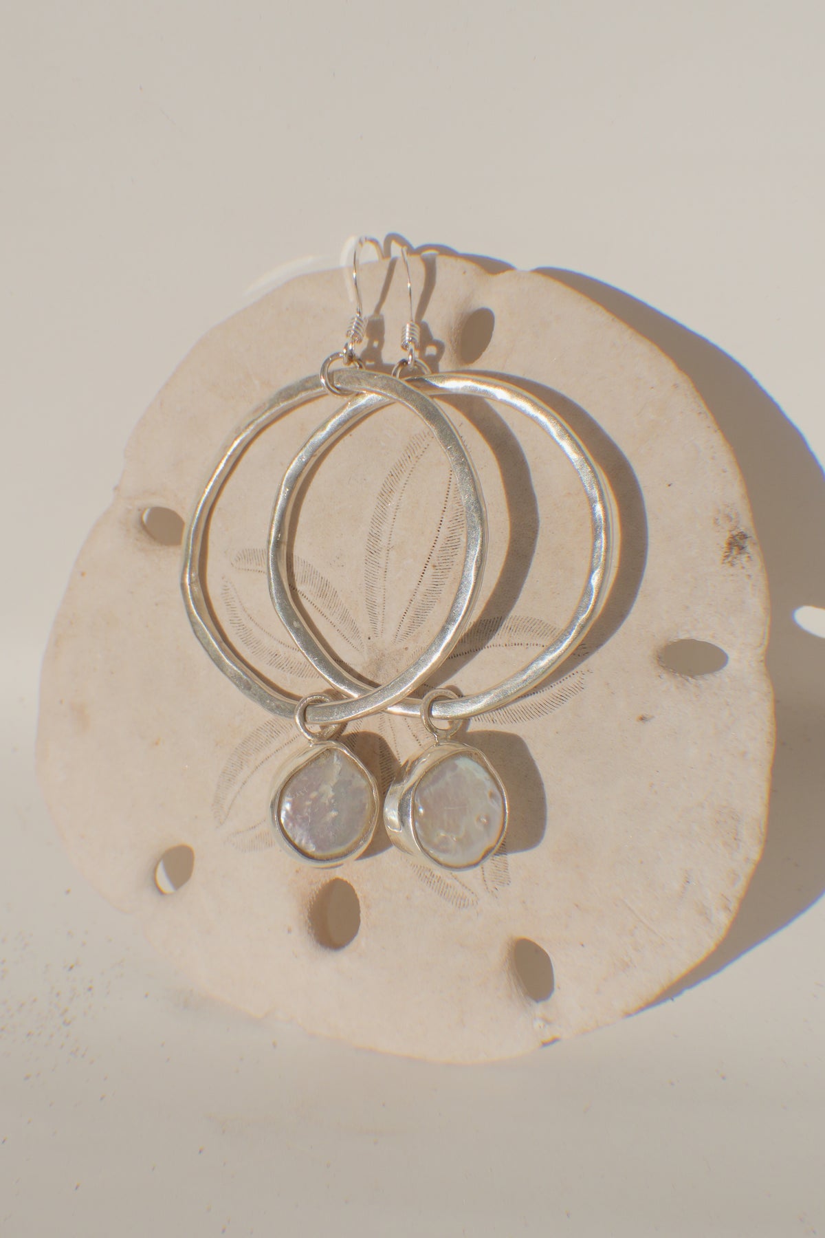 The Pearl Hoops - Large