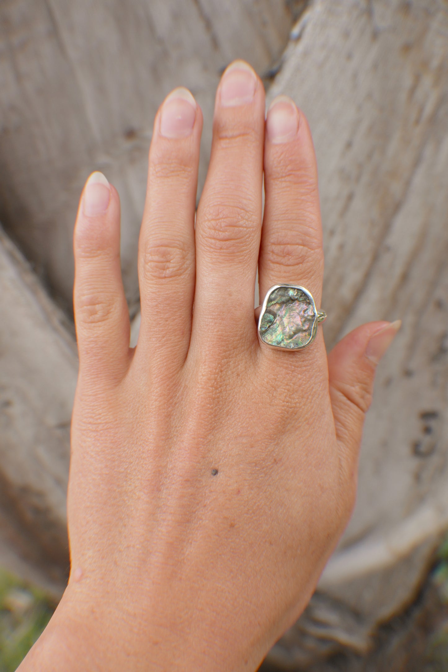 Abalone Ring 6.5