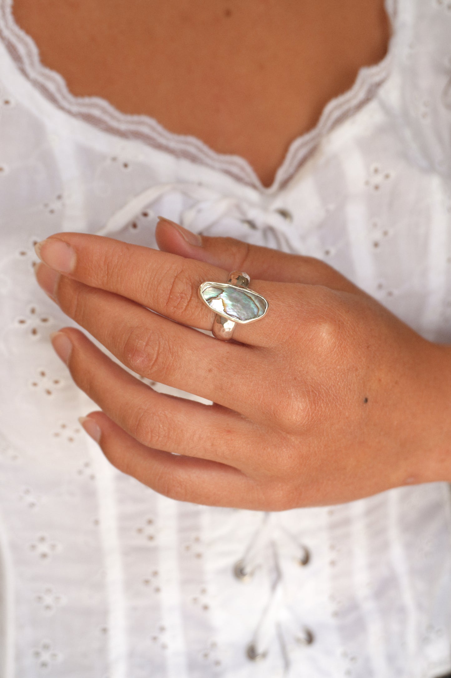 Abalone Ring 7