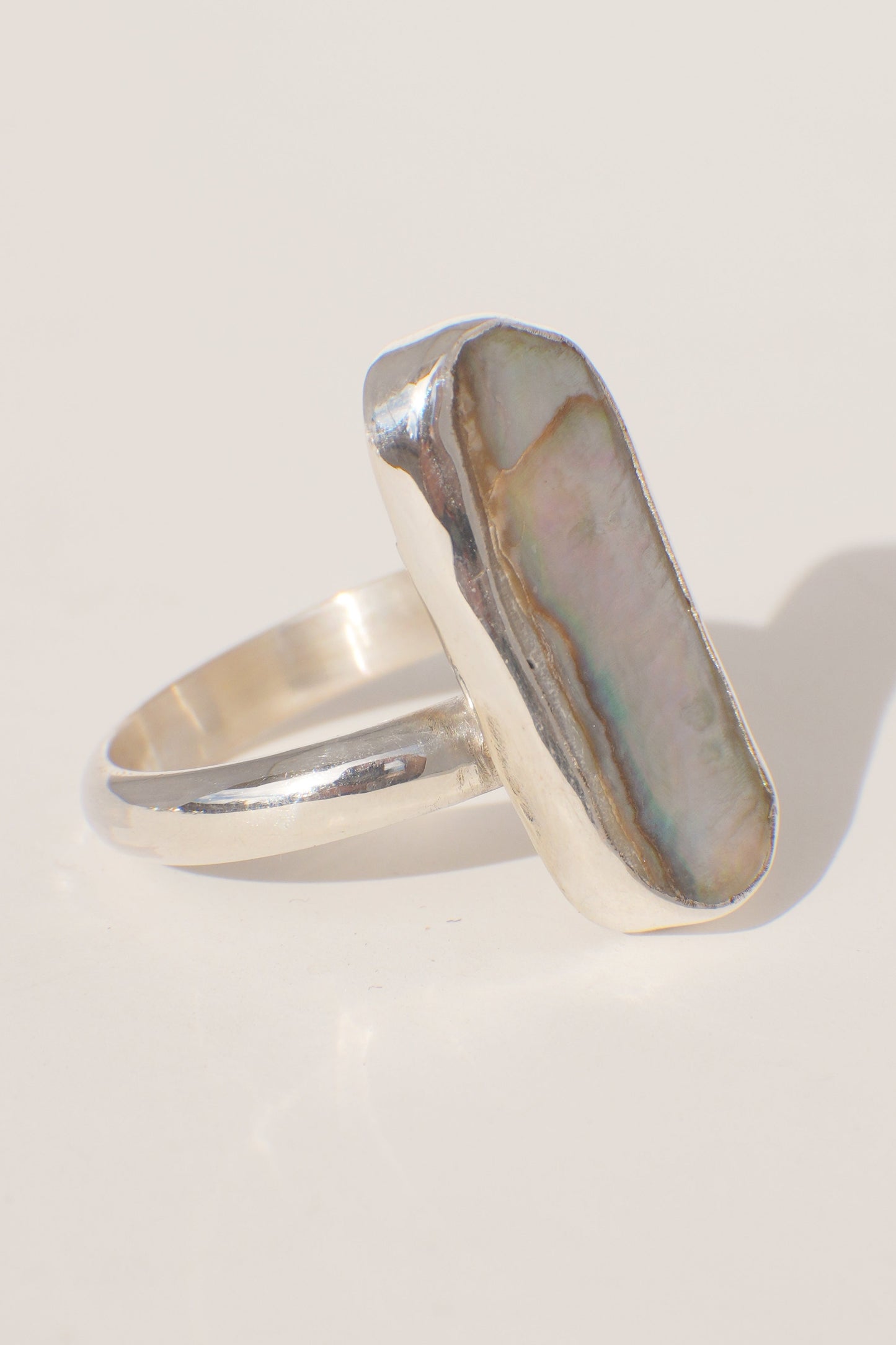 Abalone ring 9.75