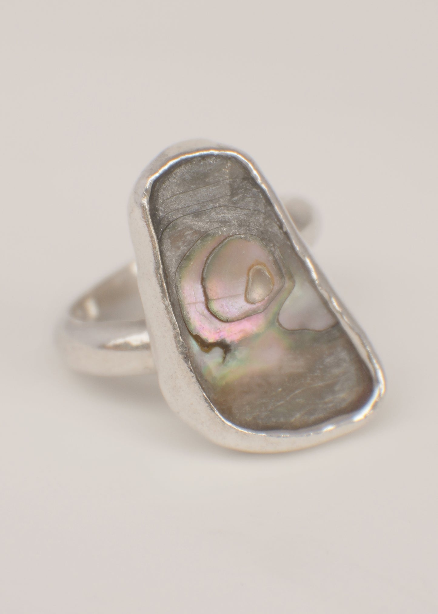 Abalone ring 7.5