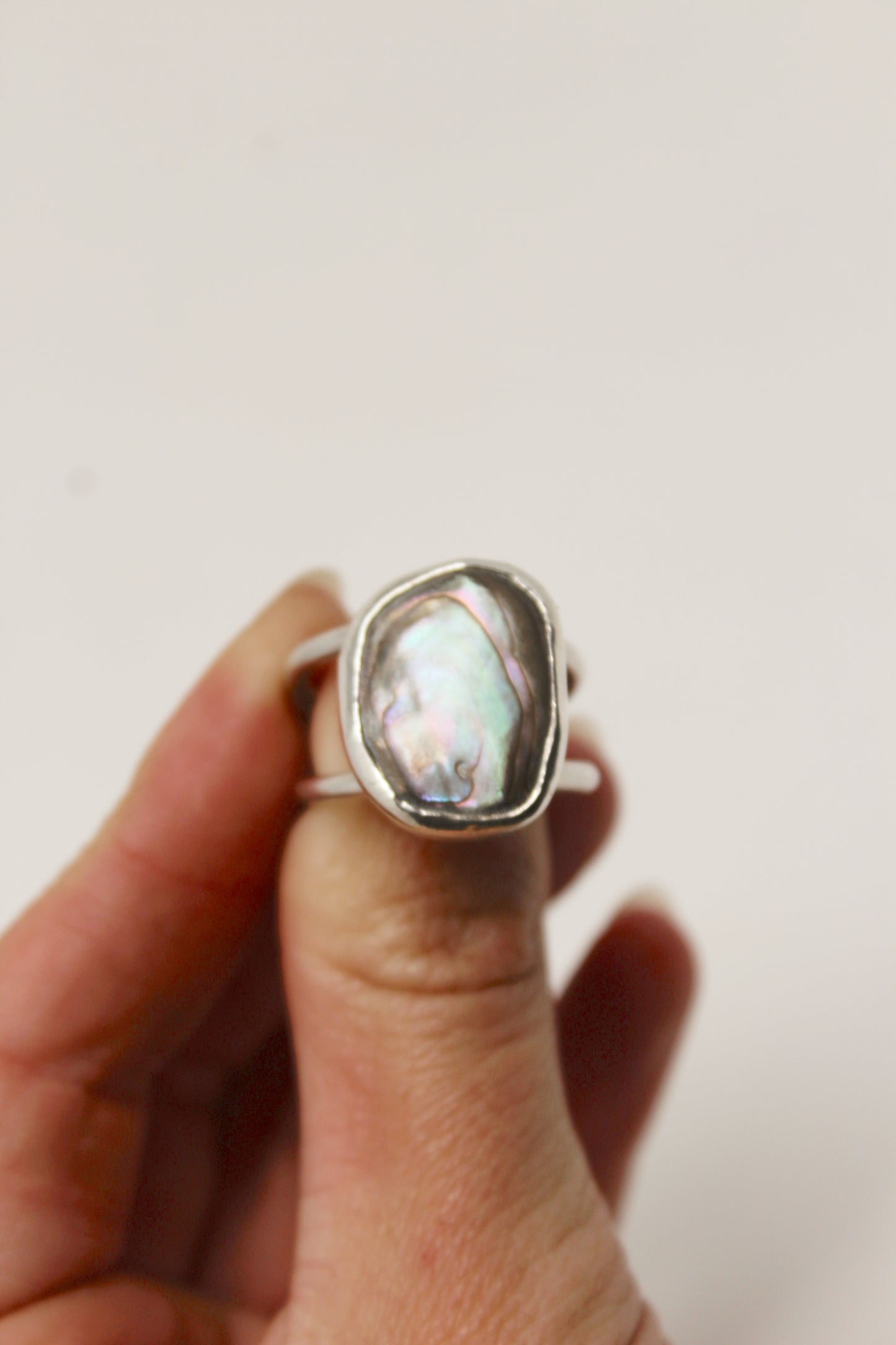 Abalone Ring - Size 8