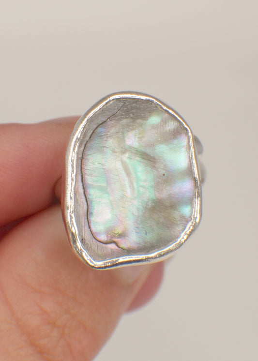 Abalone ring 6