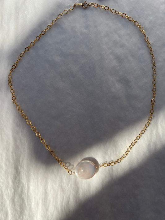 Coin Pearl Necklace