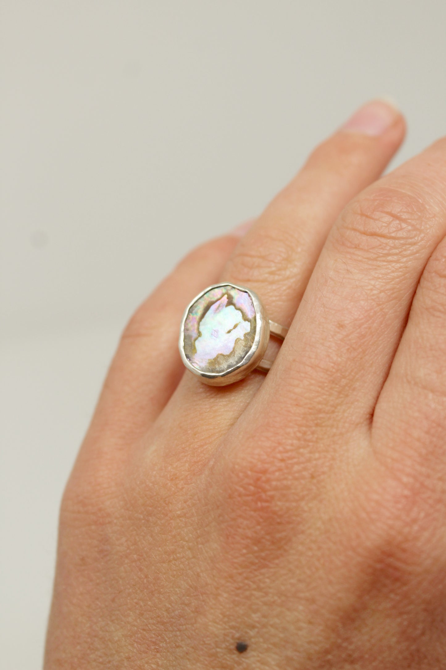 Abalone Ring - Size 6