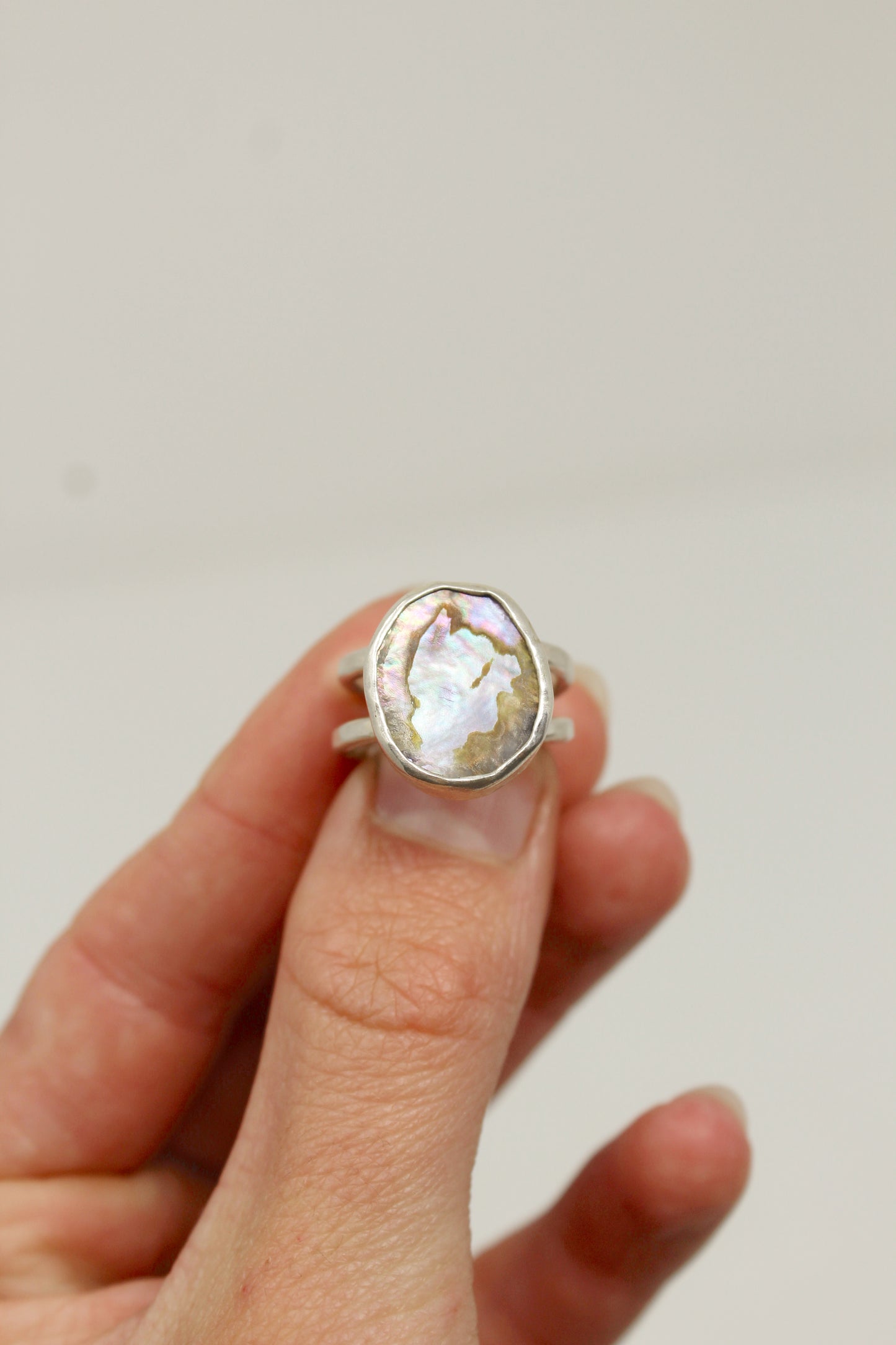 Abalone Ring - Size 6