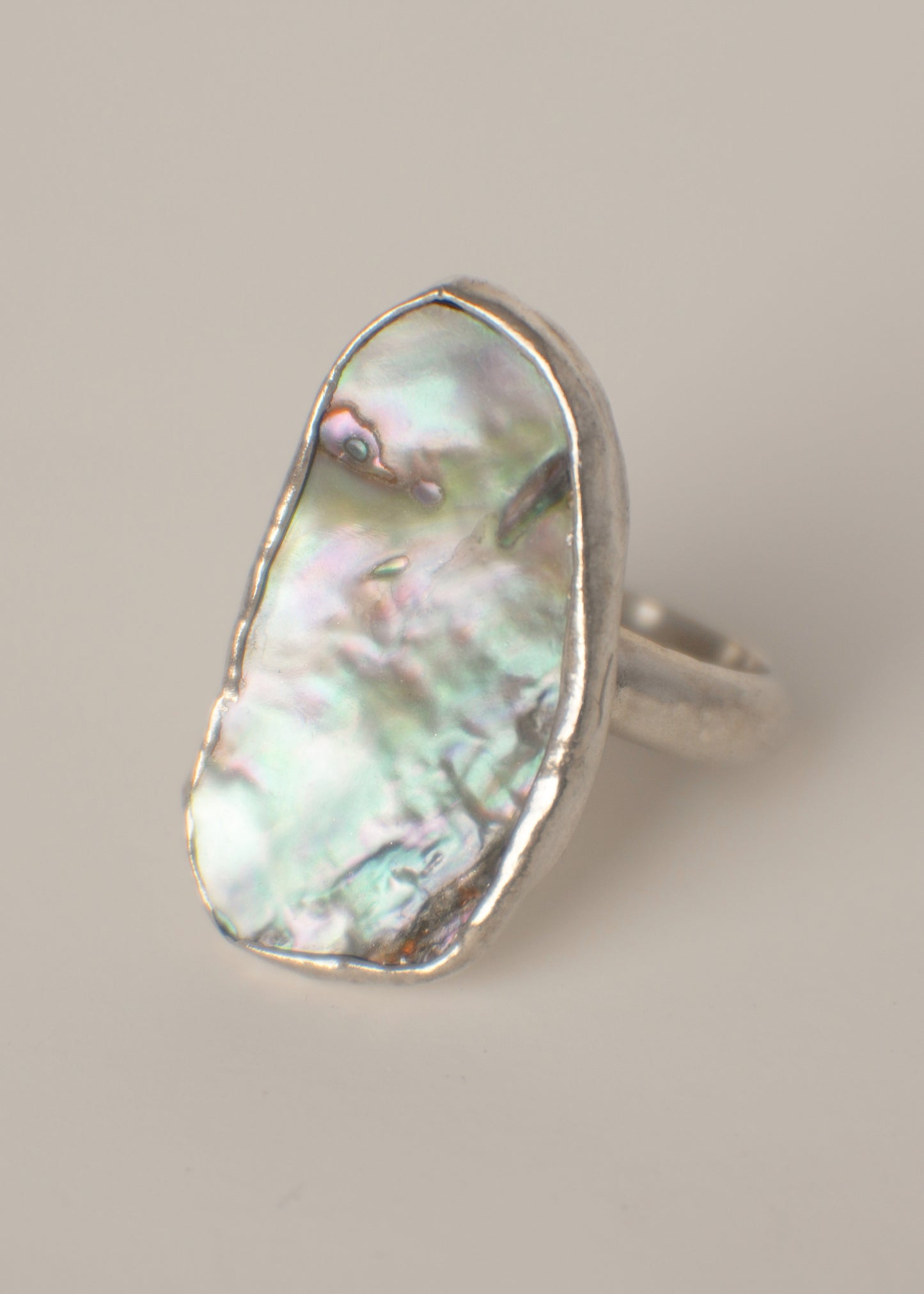 Abalone ring 7