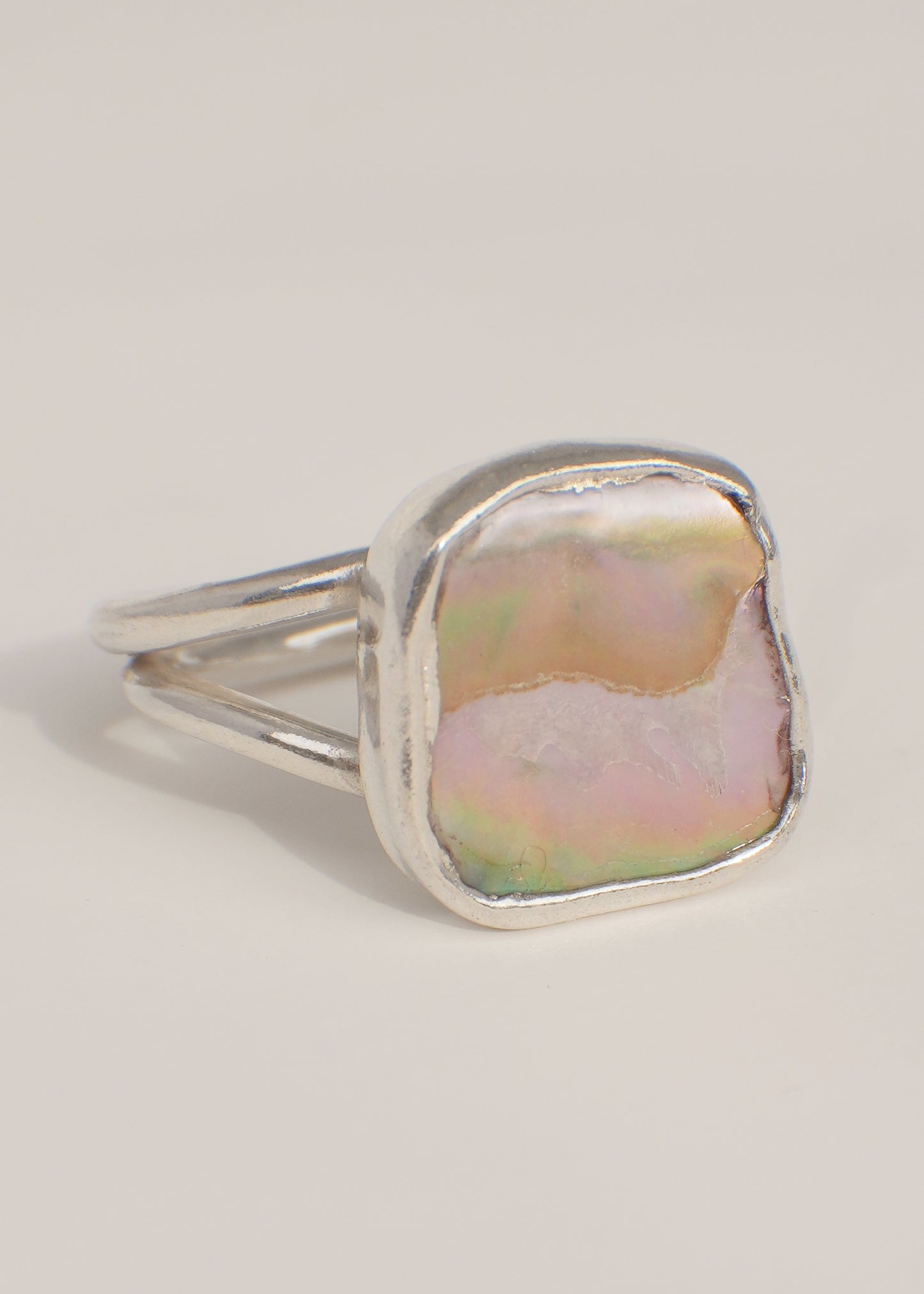 Abalone ring 7
