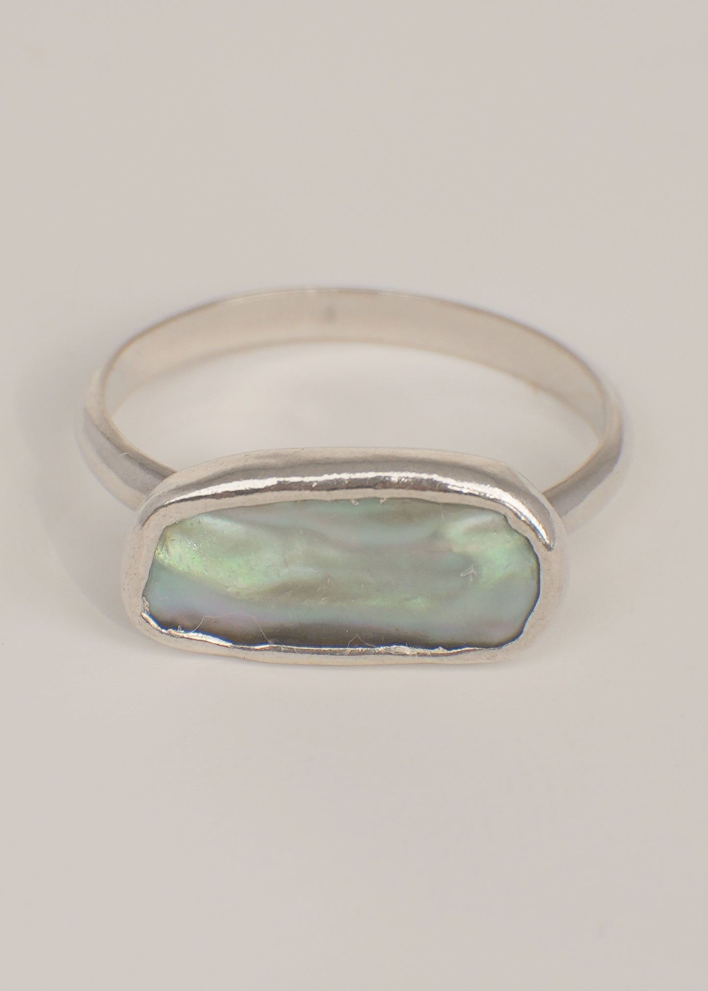 Abalone ring 8.5